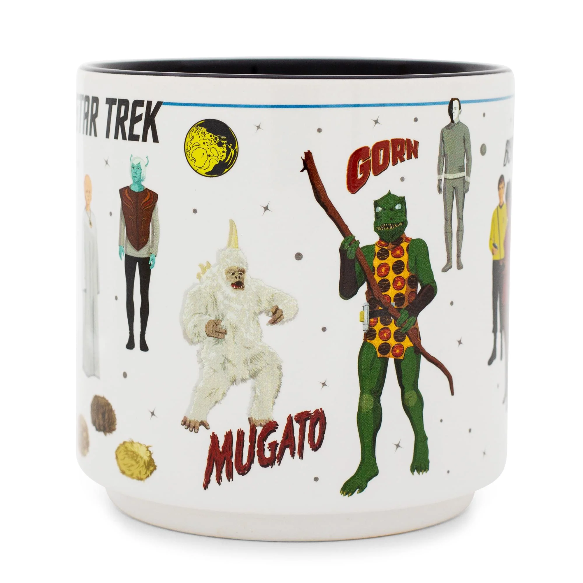 Star Trek Aliens, Villains, and Crew Stackable Ceramic Mug | Holds 13 Ounces - Image 2