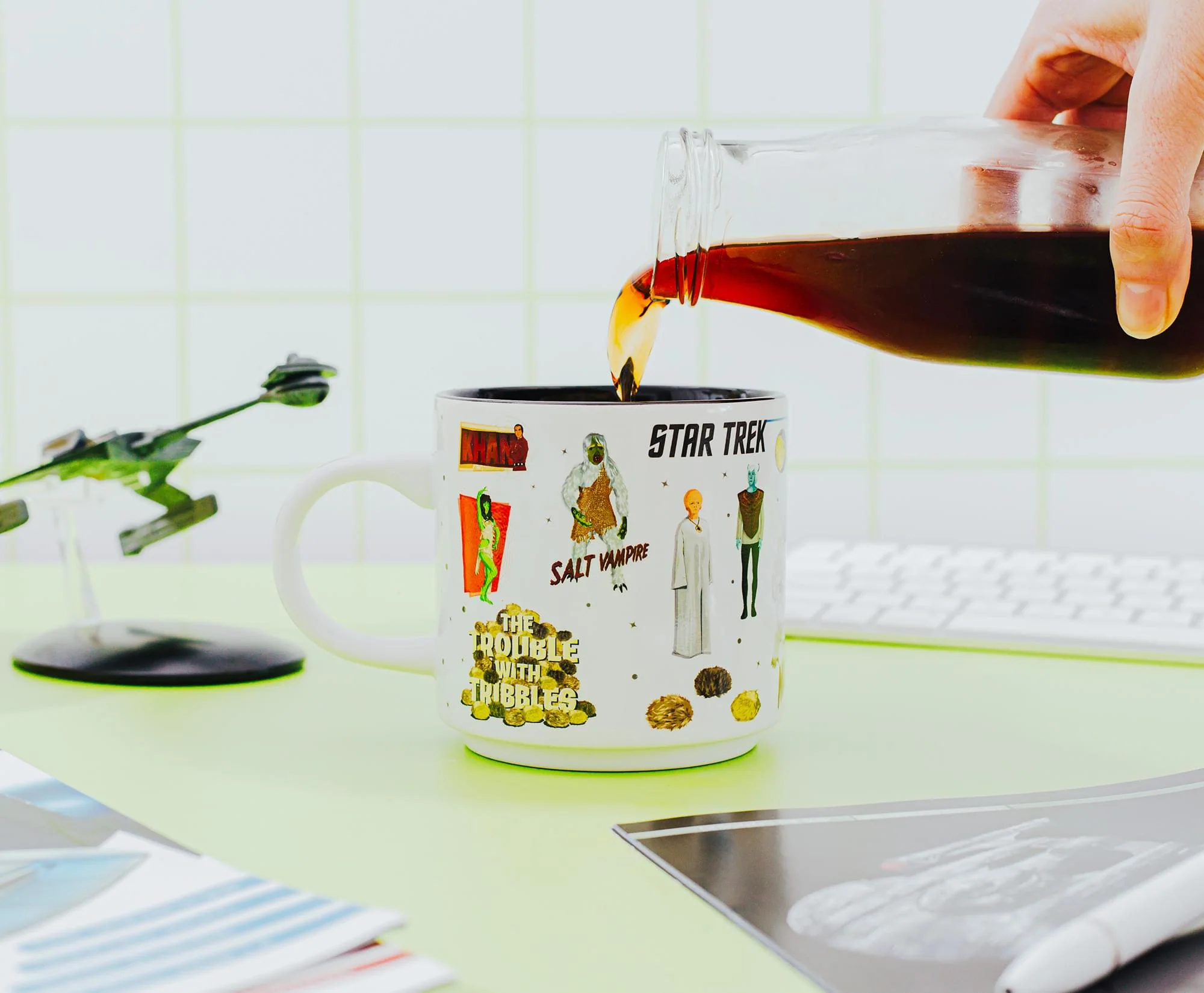Star Trek Aliens, Villains, and Crew Stackable Ceramic Mug | Holds 13 Ounces - Image 6