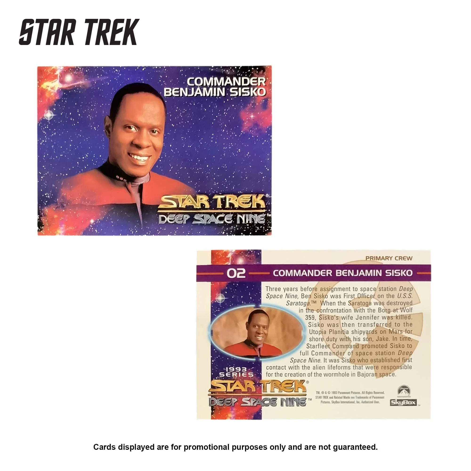 Star Trek Deep Space Nine 1993 Skybox Premiere Card Set | 48 Cards - Image 3