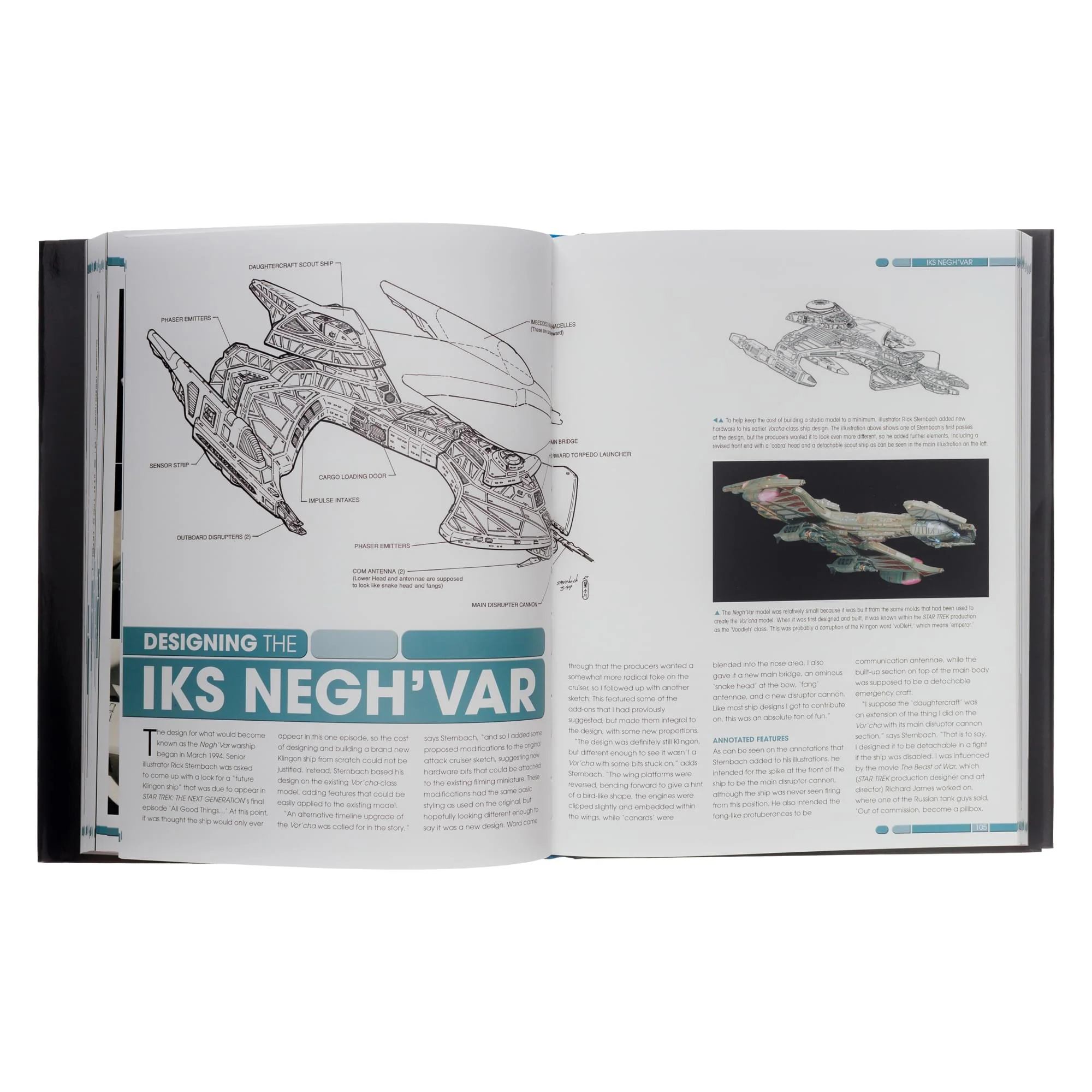 Eaglemoss Star Trek Designing Starships Book | Deep Space Nine and Beyond - Image 3