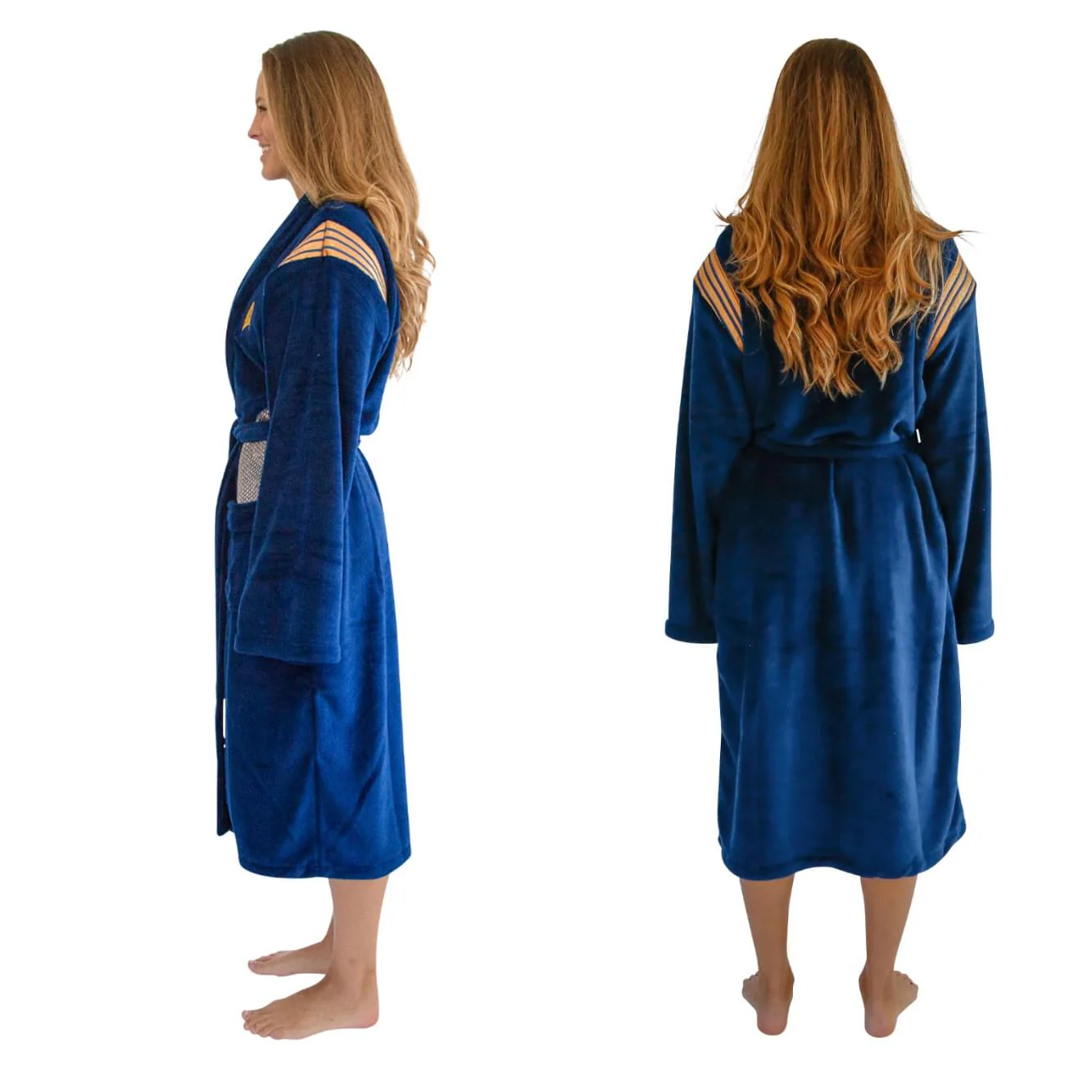 Star Trek: Discovery Bathrobe for Adults | One Size Fits Most - Image 2