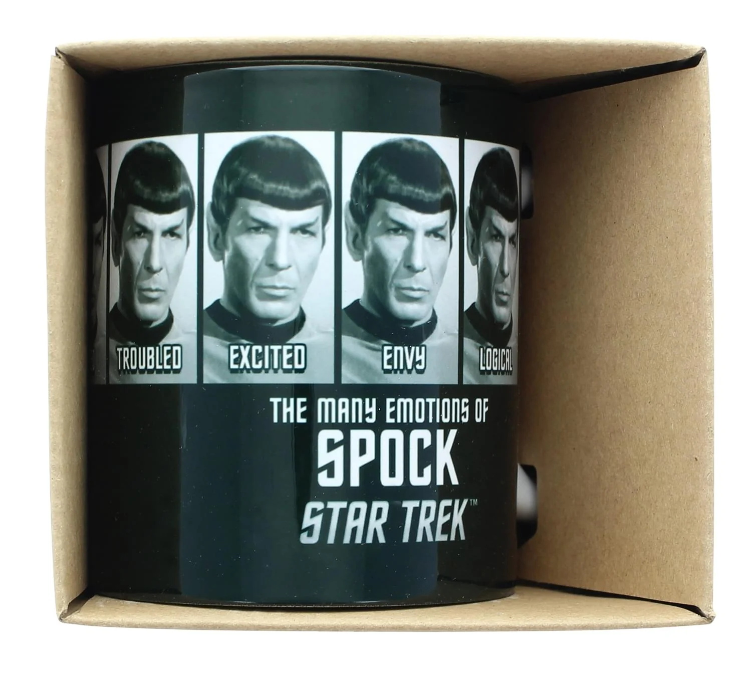 Star Trek Emotions of Spock 11oz Boxed Ceramic Mug - Image 3