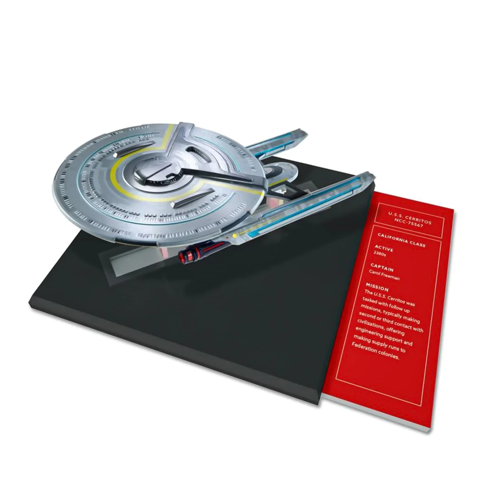 Star Trek: Lower Decks | USS Cerritos NCC-75667 Die-cast Ship and Book Set - Image 2