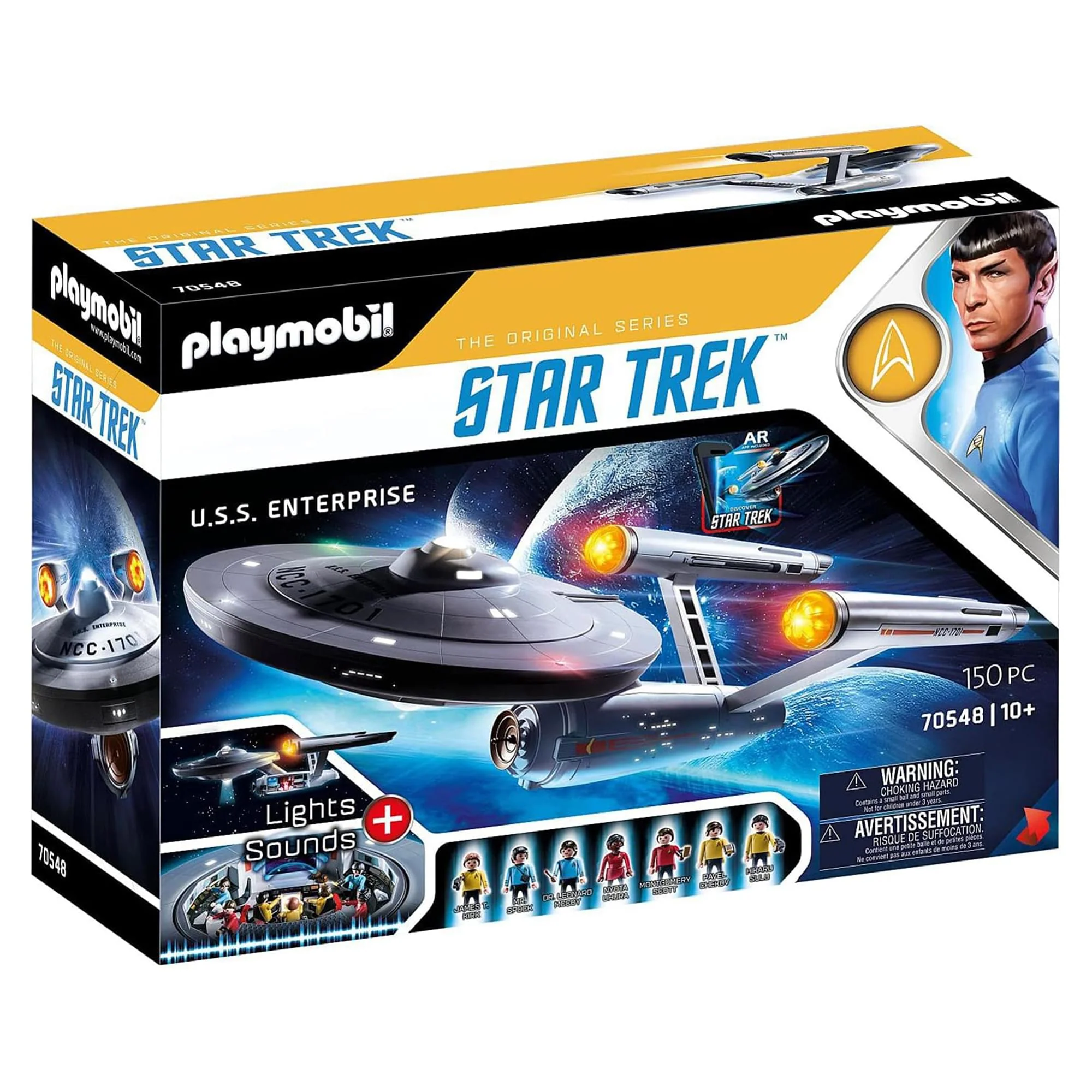 Star Trek Playmobil 70548 Enterprise NCC-1701 Building Set - Image 2
