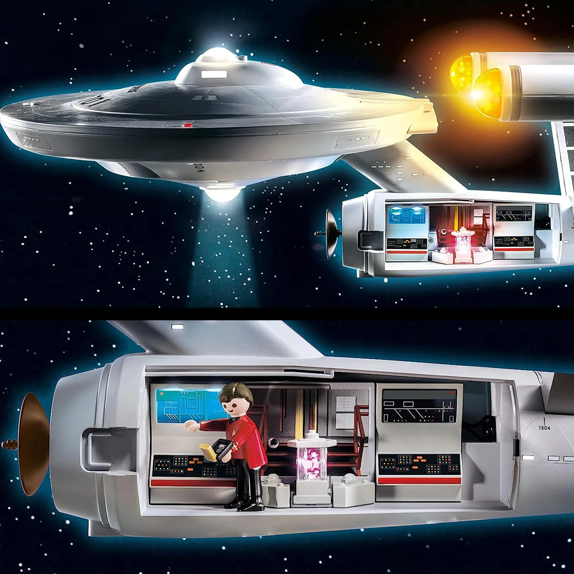 Star Trek Playmobil 70548 Enterprise NCC-1701 Building Set - Image 6