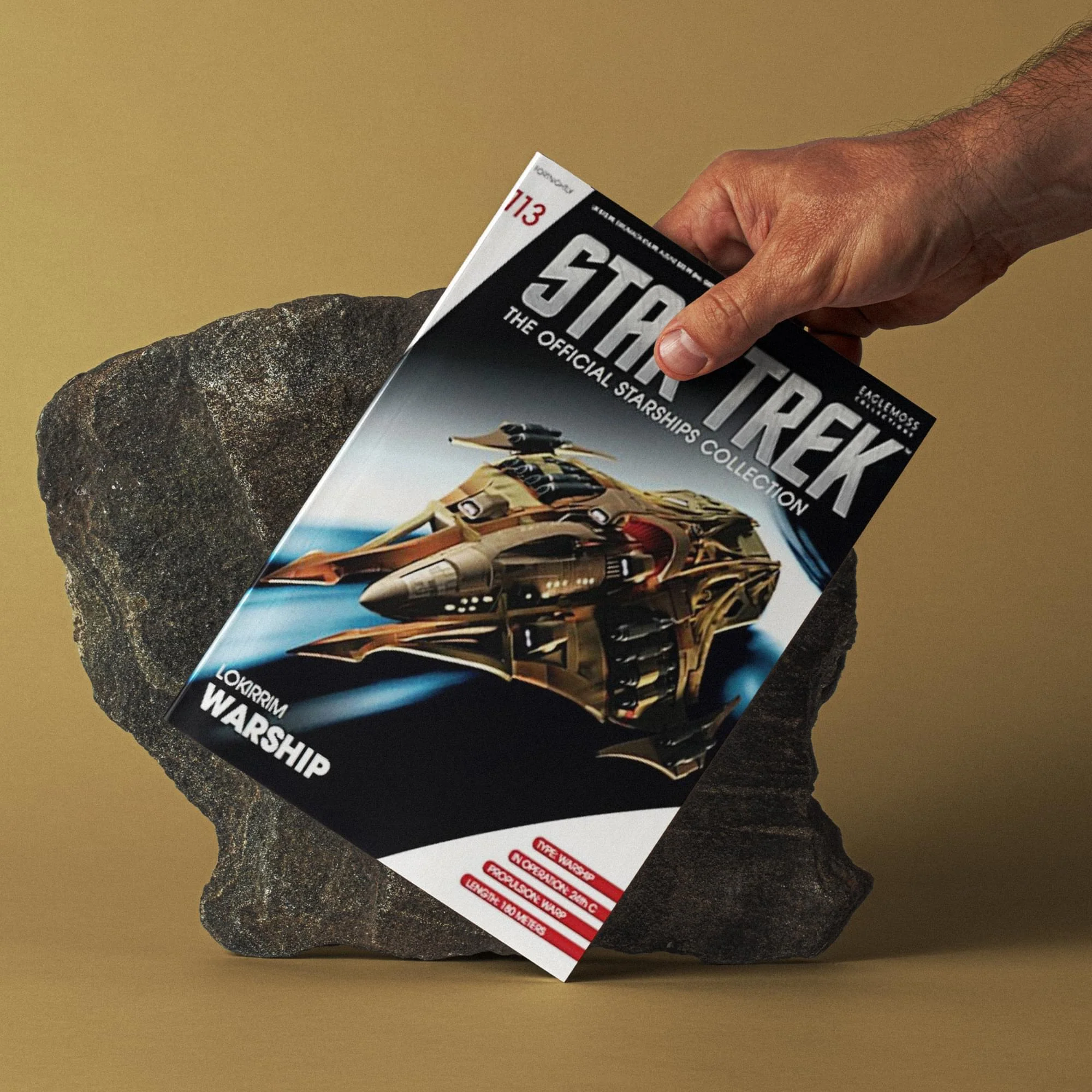 Eaglemoss Star Trek Starships Lokirrim Fighter Magazine - Image 2