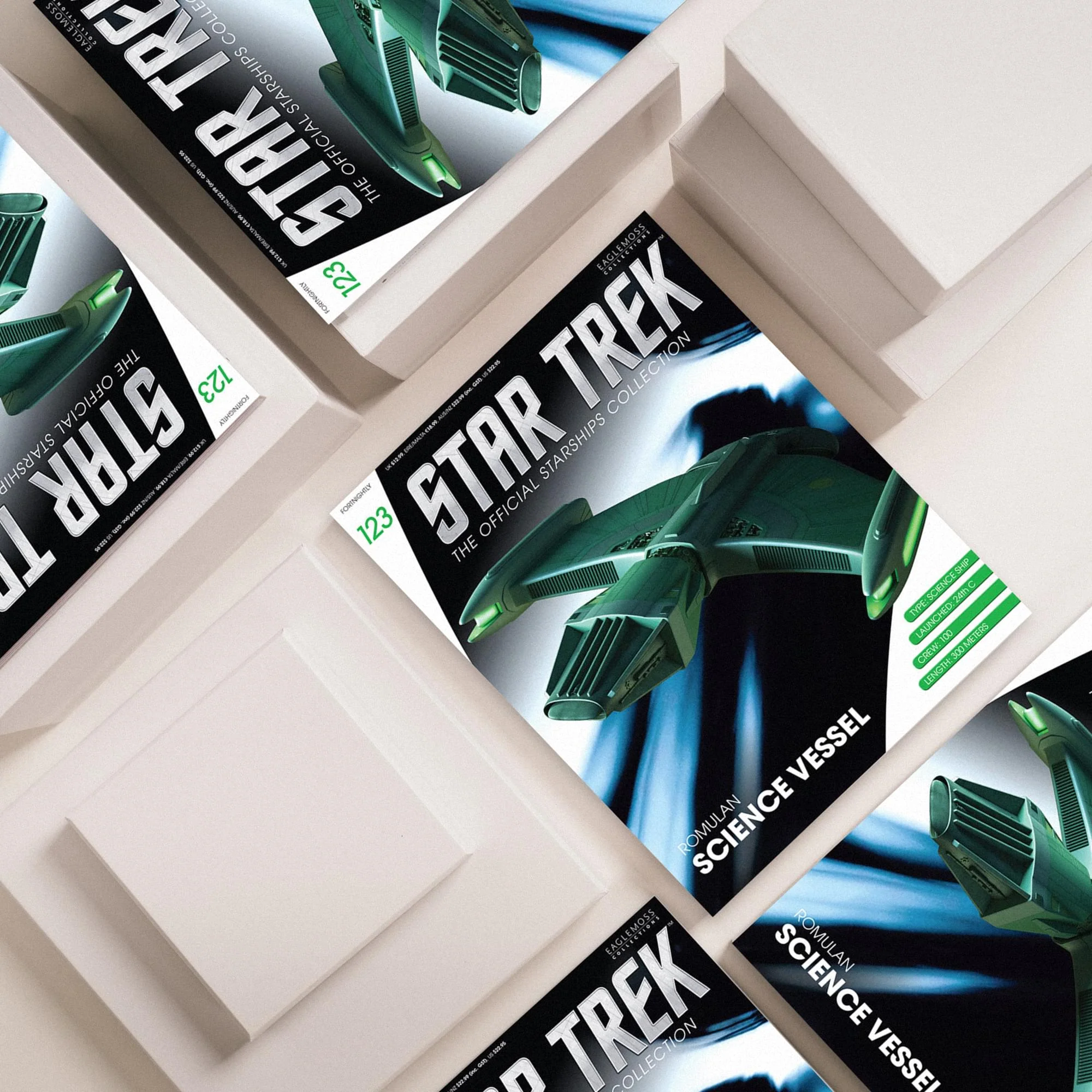 Eaglemoss Star Trek Starships Romulan Science Vessel Magazine - Image 3