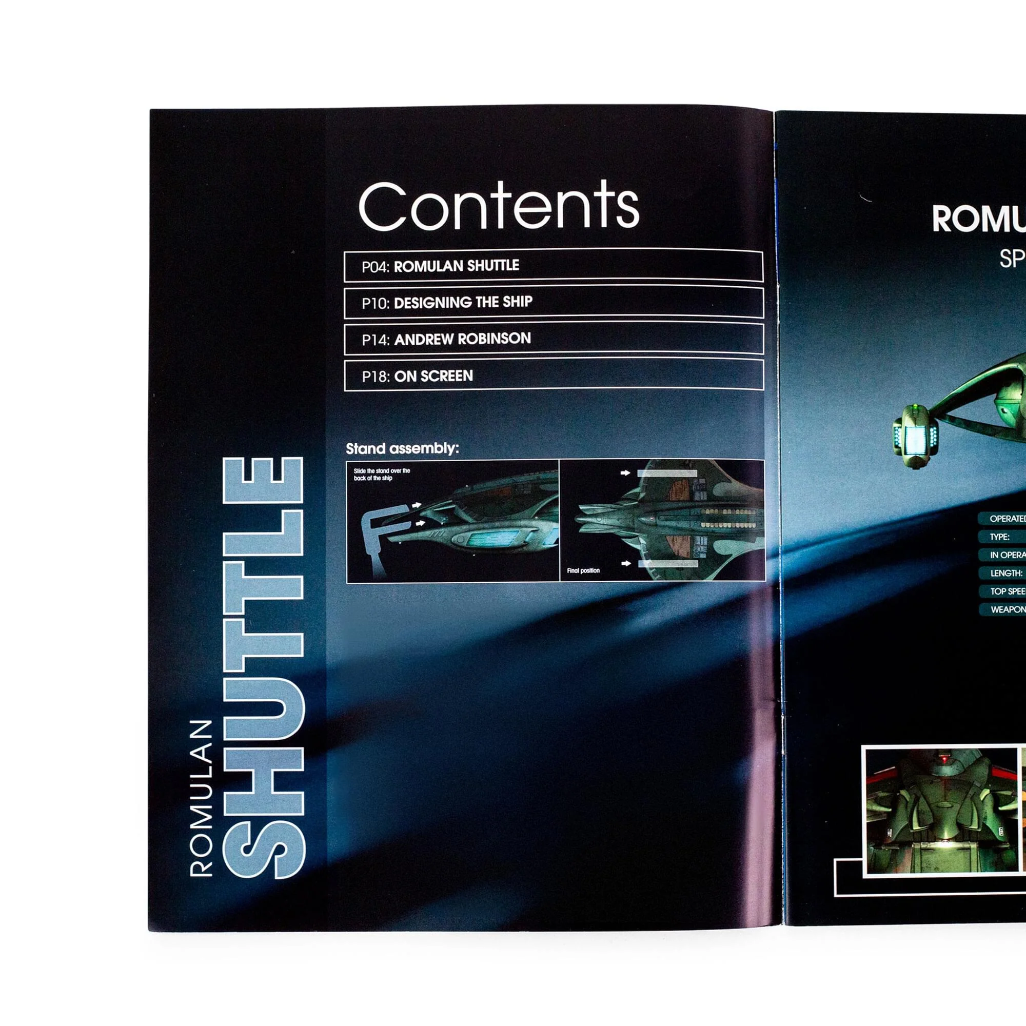Eaglemoss Star Trek Starships Romulan Shuttle Magazine | Issue #77 - Image 2