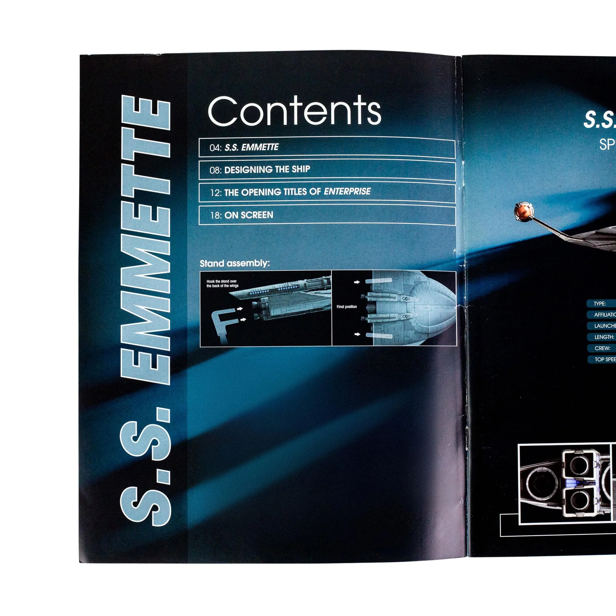 Eaglemoss Star Trek Starships SS Emmette Magazine | Issue #124 - Image 2