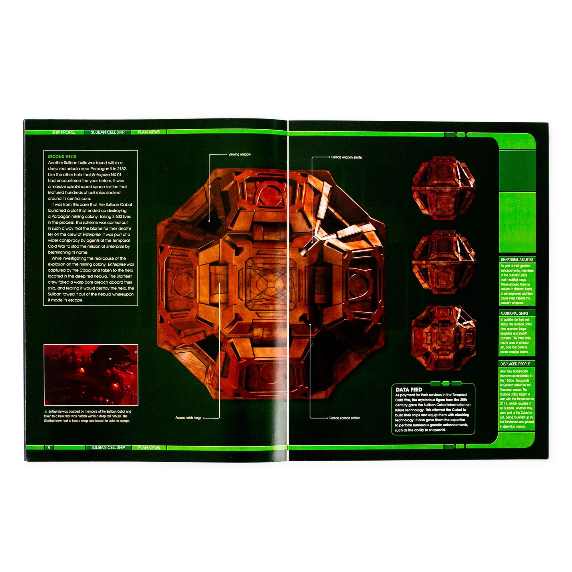 Eaglemoss Star Trek Starships Suliban Cell Ship Magazine | Issue #94 - Image 3