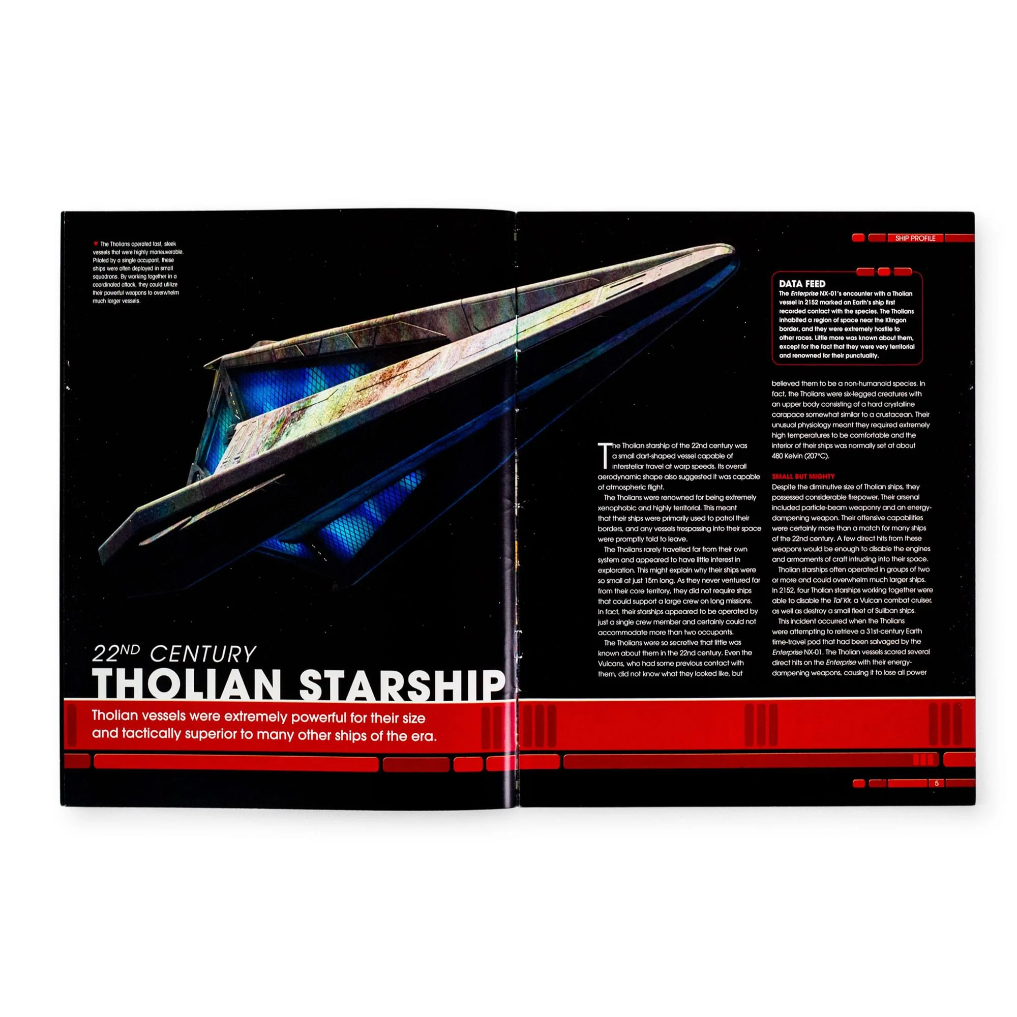 Eaglemoss Star Trek Starships Tholian Webspinner Magazine - Image 3