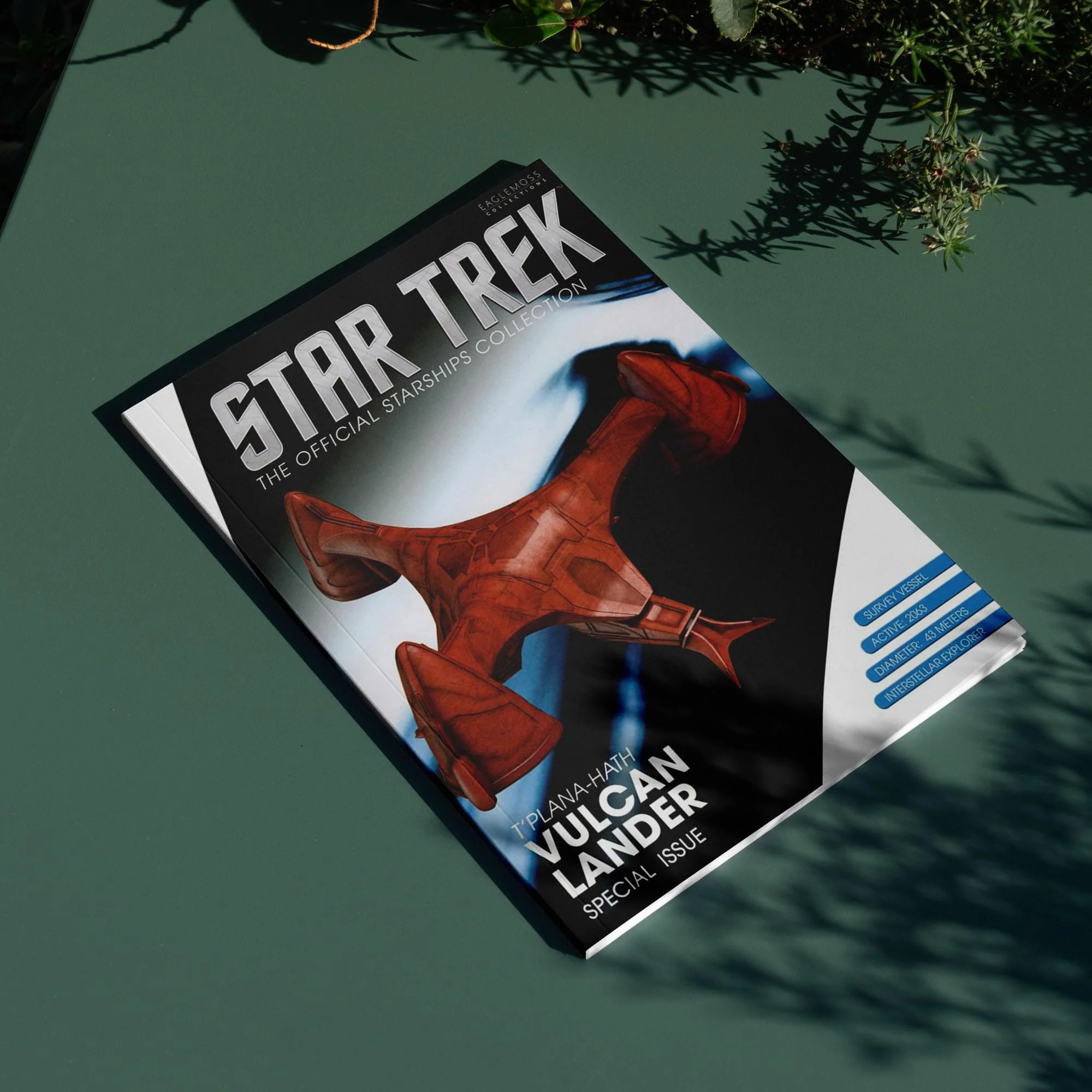 Eaglemoss Star Trek Starships Vulcan Lander (The TPlana Hath)Magazine - Image 2