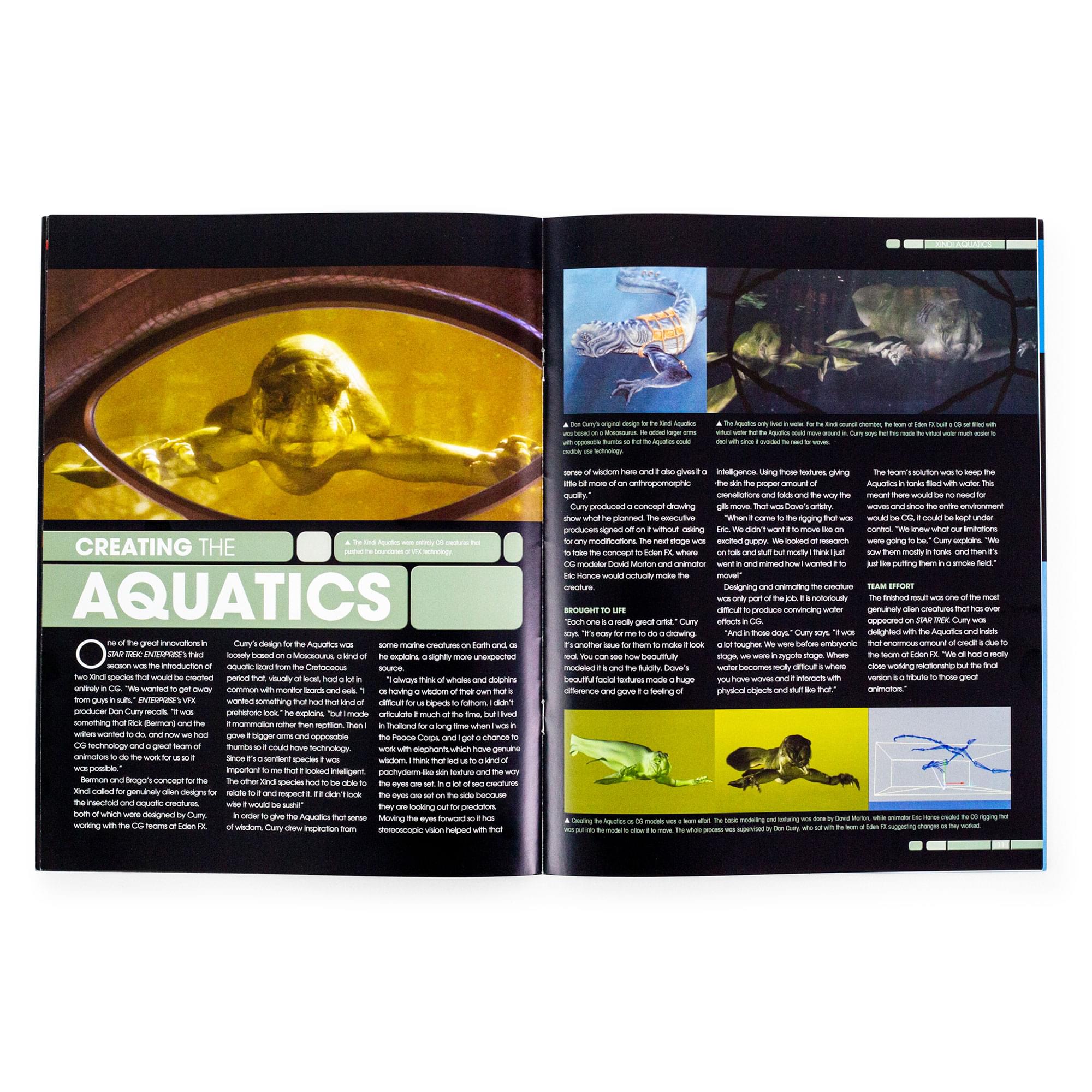 Eaglemoss Star Trek Starships Xindi-Aquatic Cruiser Magazine - Image 3