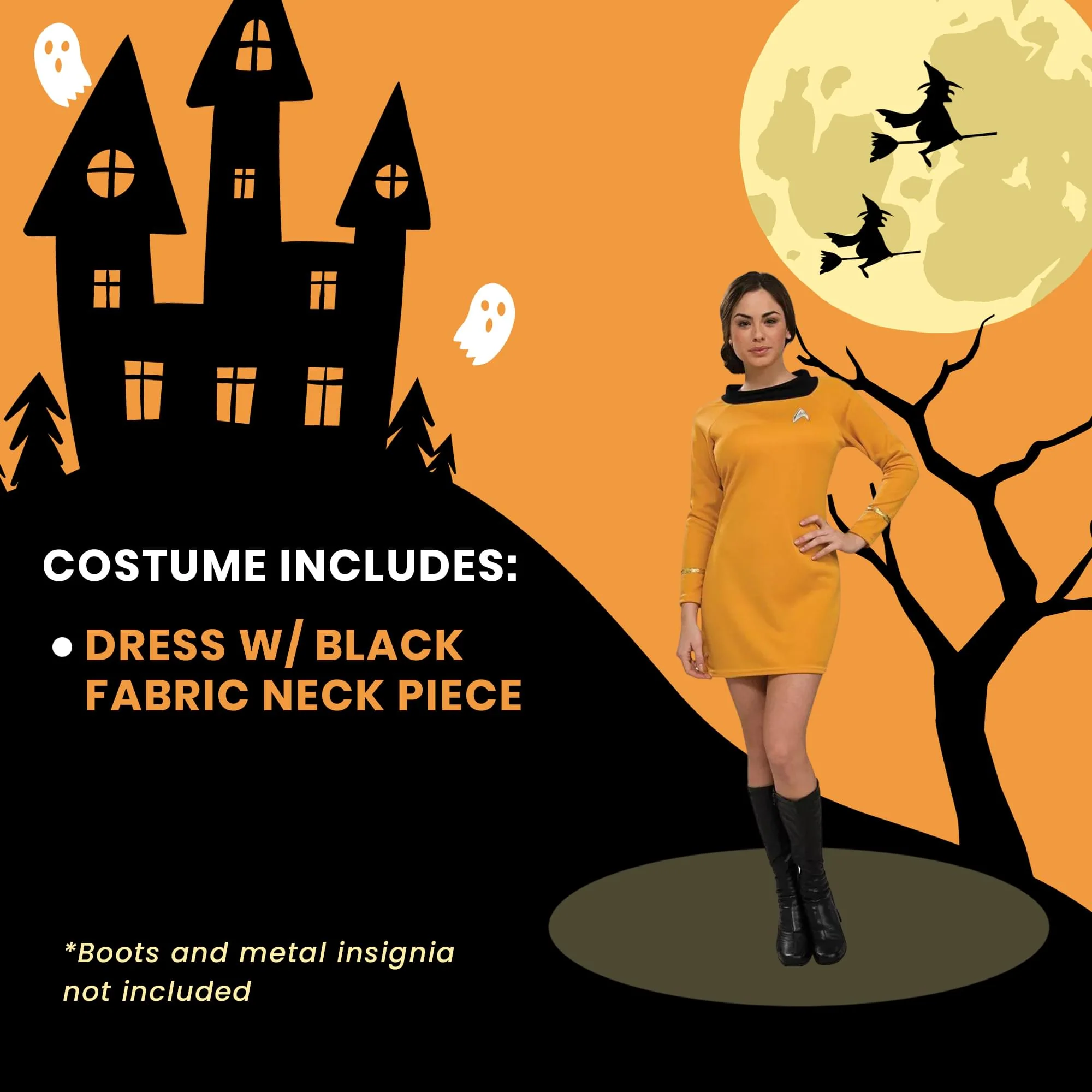 Star Trek The Movie Command Gold Dress - Image 5
