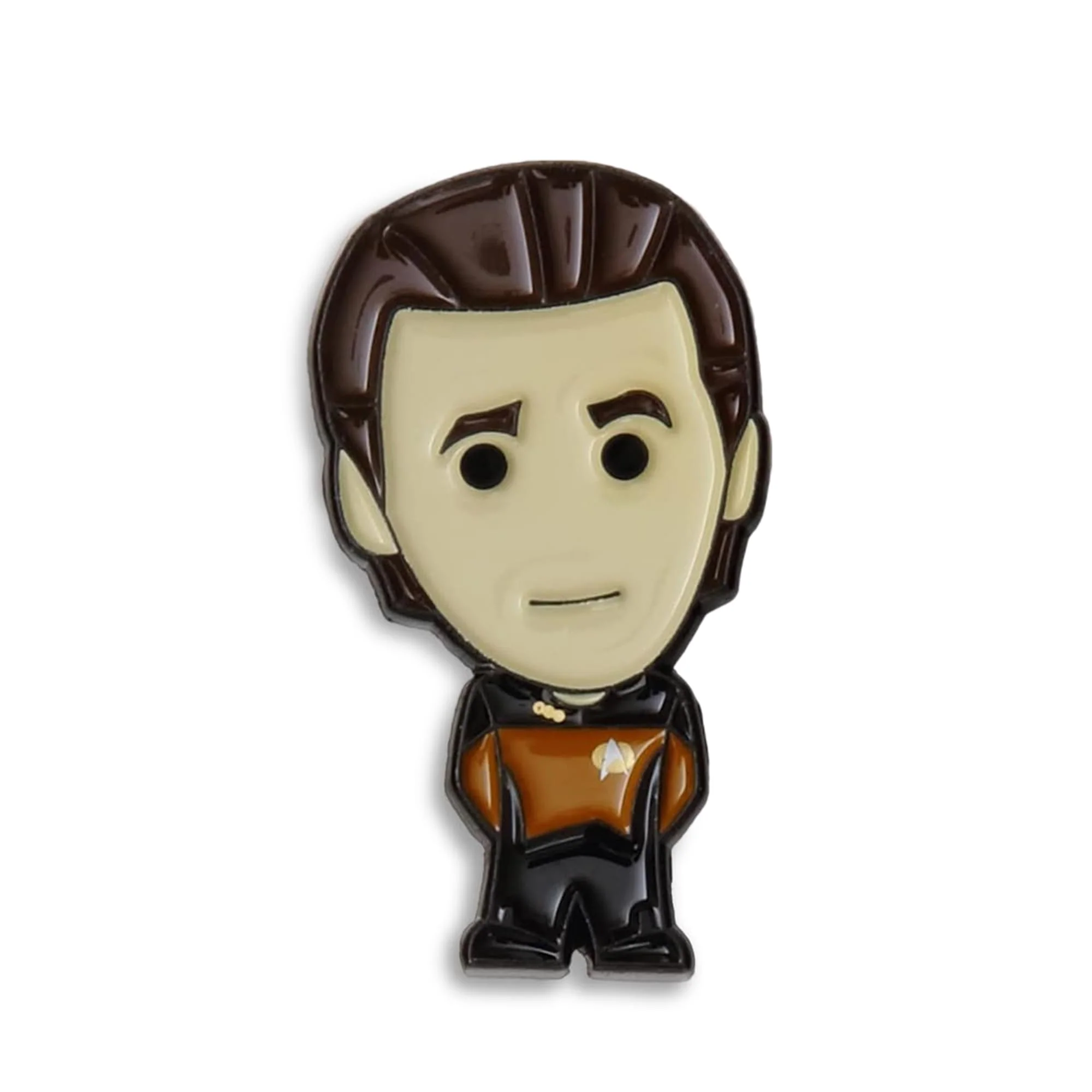 Star Trek The Next Generation Chibi Characters 7 Piece Pin Badge Set - Image 6