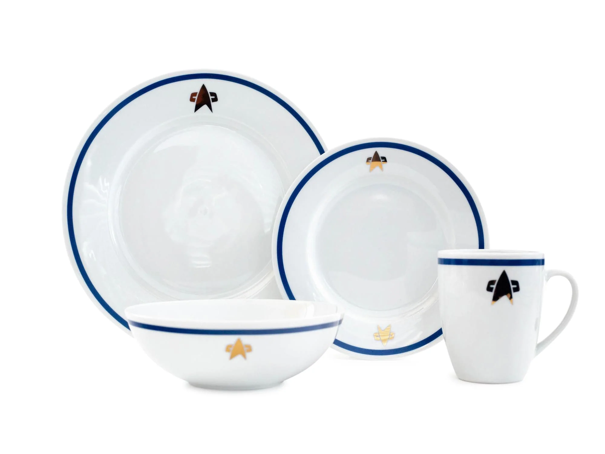 Star Trek: The Next Generation Dinnerware Sets | 16-Piece Ceramic Dinner Set - Image 2