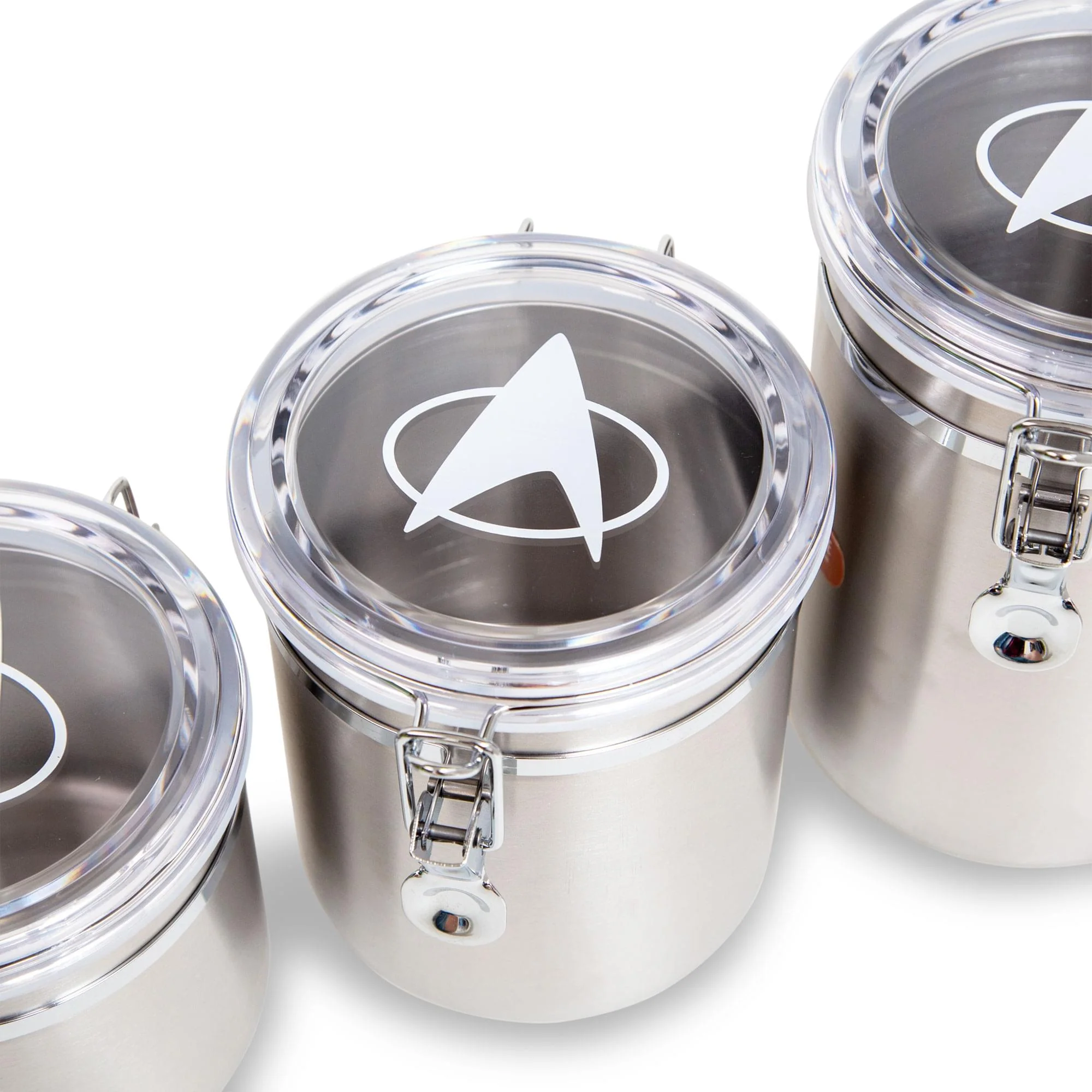 Star Trek: The Next Generation Stainless Steel Storage Jar Containers | Set of 4 - Image 3