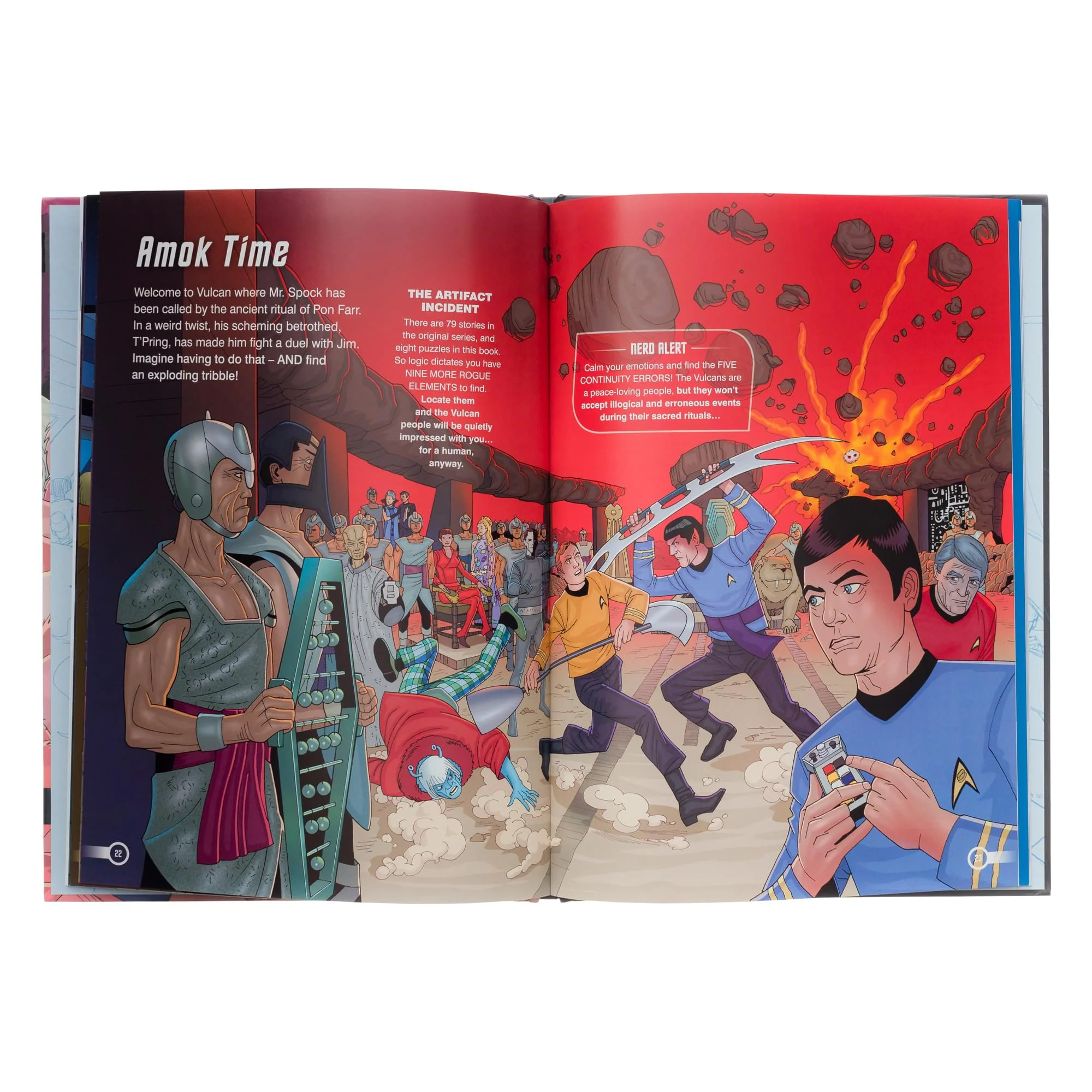 Eaglemoss Star Trek The Original Series Quibbles With Tribbles Nerd Search Book - Image 3