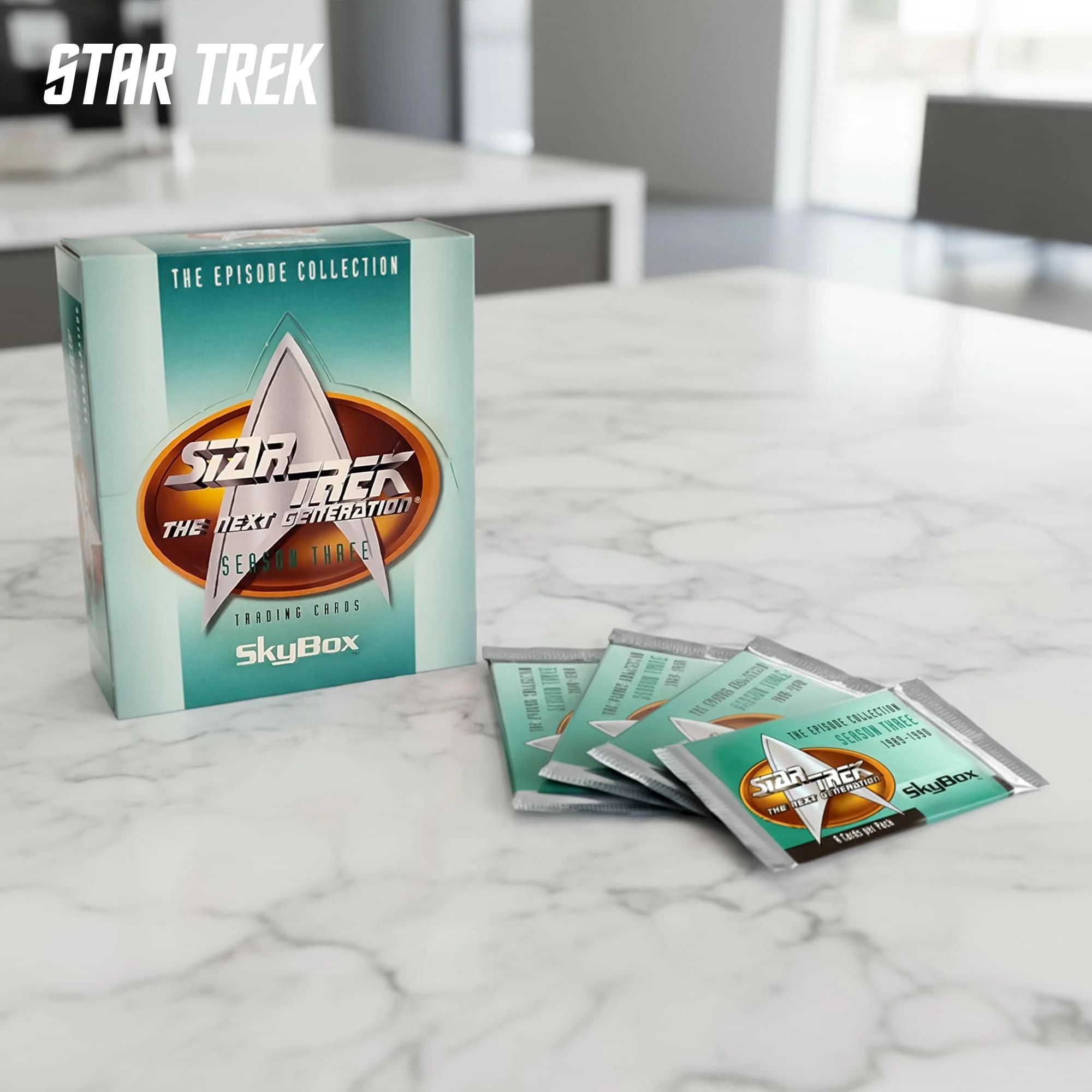 Star Trek: TNG 1995 Skybox Season 3 Card Sealed Box | 36 Packs - Image 7