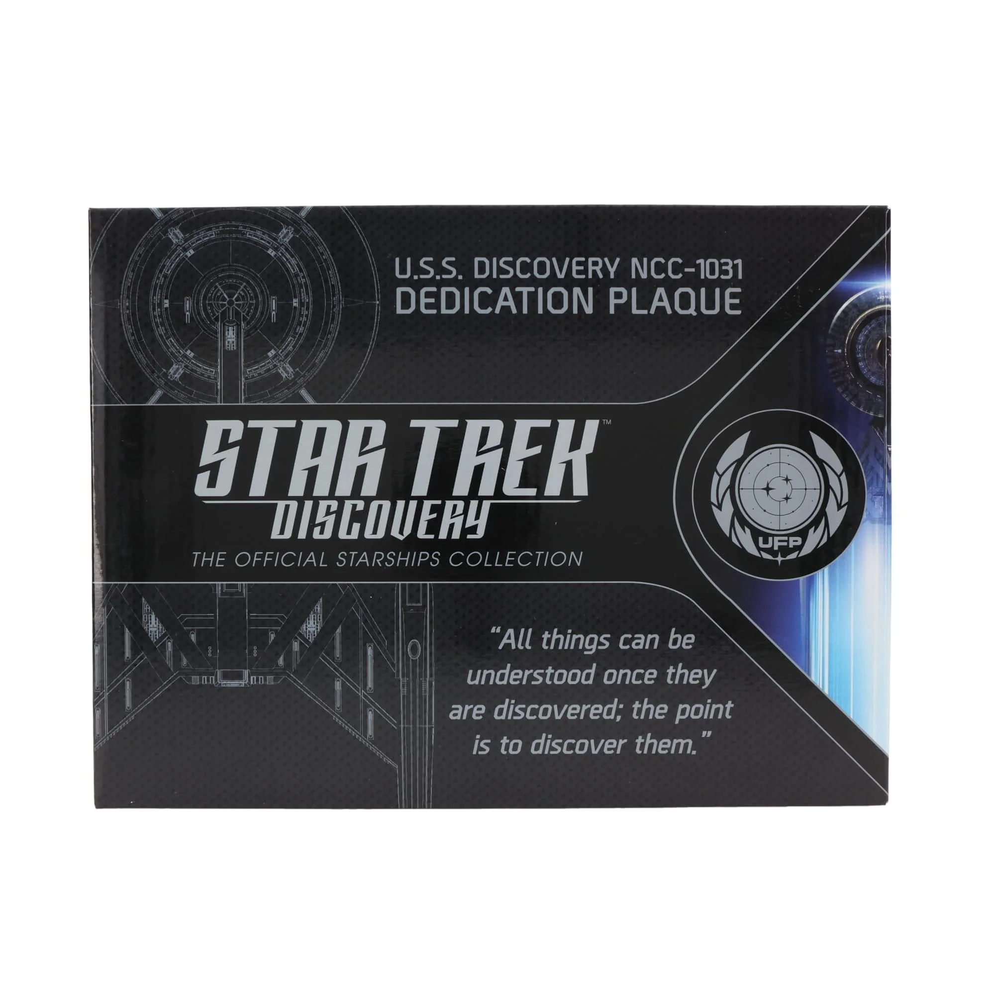 Eaglemoss Star Trek USS Discovery NCC-1031 Dedication Plaque Replica - Image 5