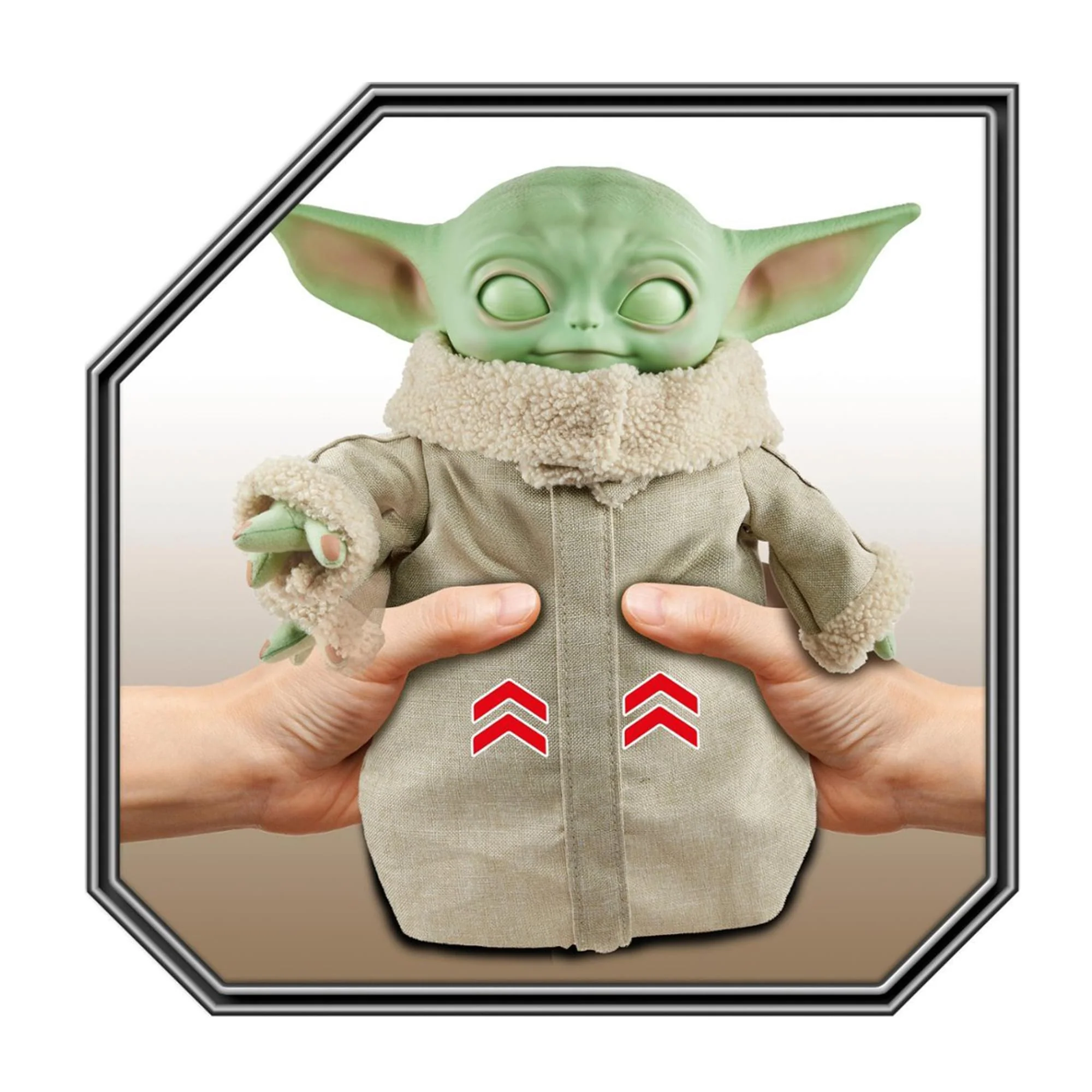 Star Wars 11 Inch Squeeze and Blink Grogu Plush with Sounds and Movement - Image 4