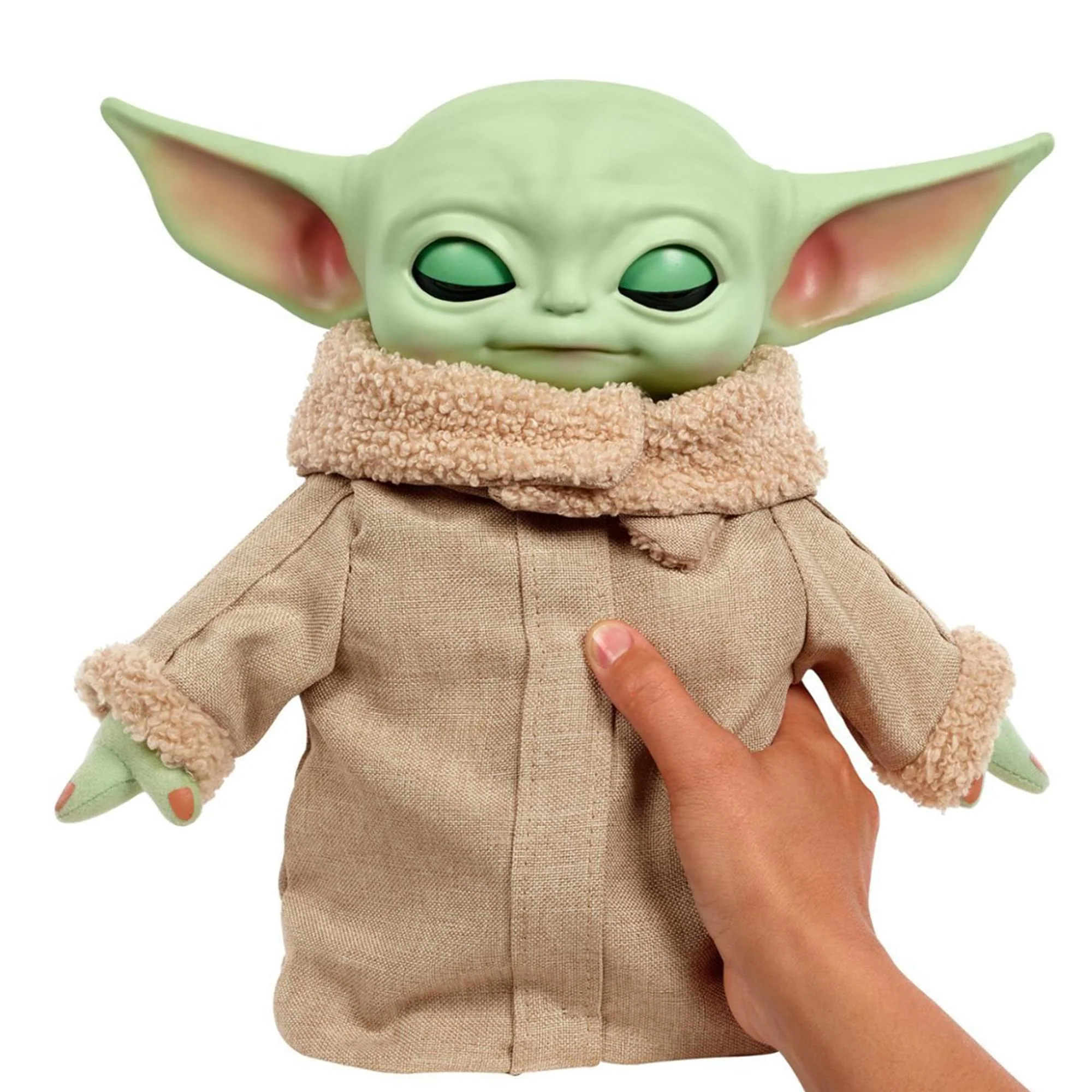 Star Wars 11 Inch Squeeze and Blink Grogu Plush with Sounds and Movement - Image 7