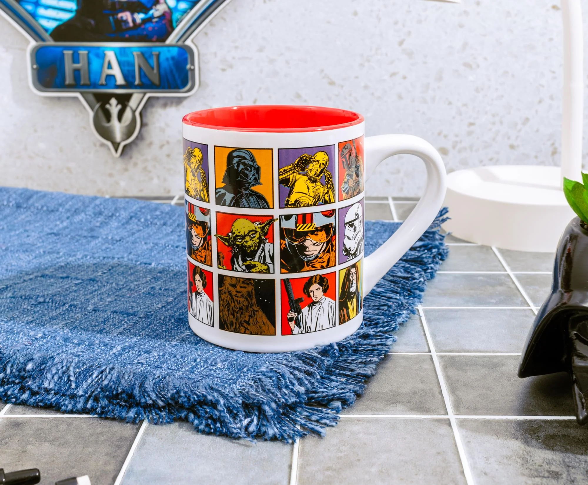 Star Wars: A New Hope Episode 4 Character Grid Ceramic Mug | Holds 14 Ounces - Image 4