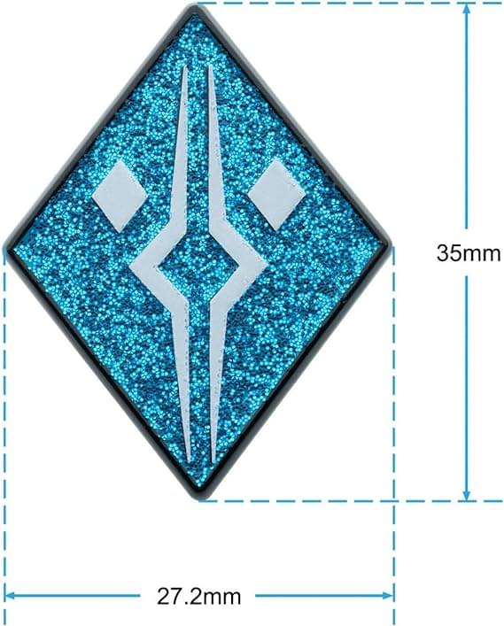 Star Wars Ahsoka Logo Enamel Glitter Pin - Image 4