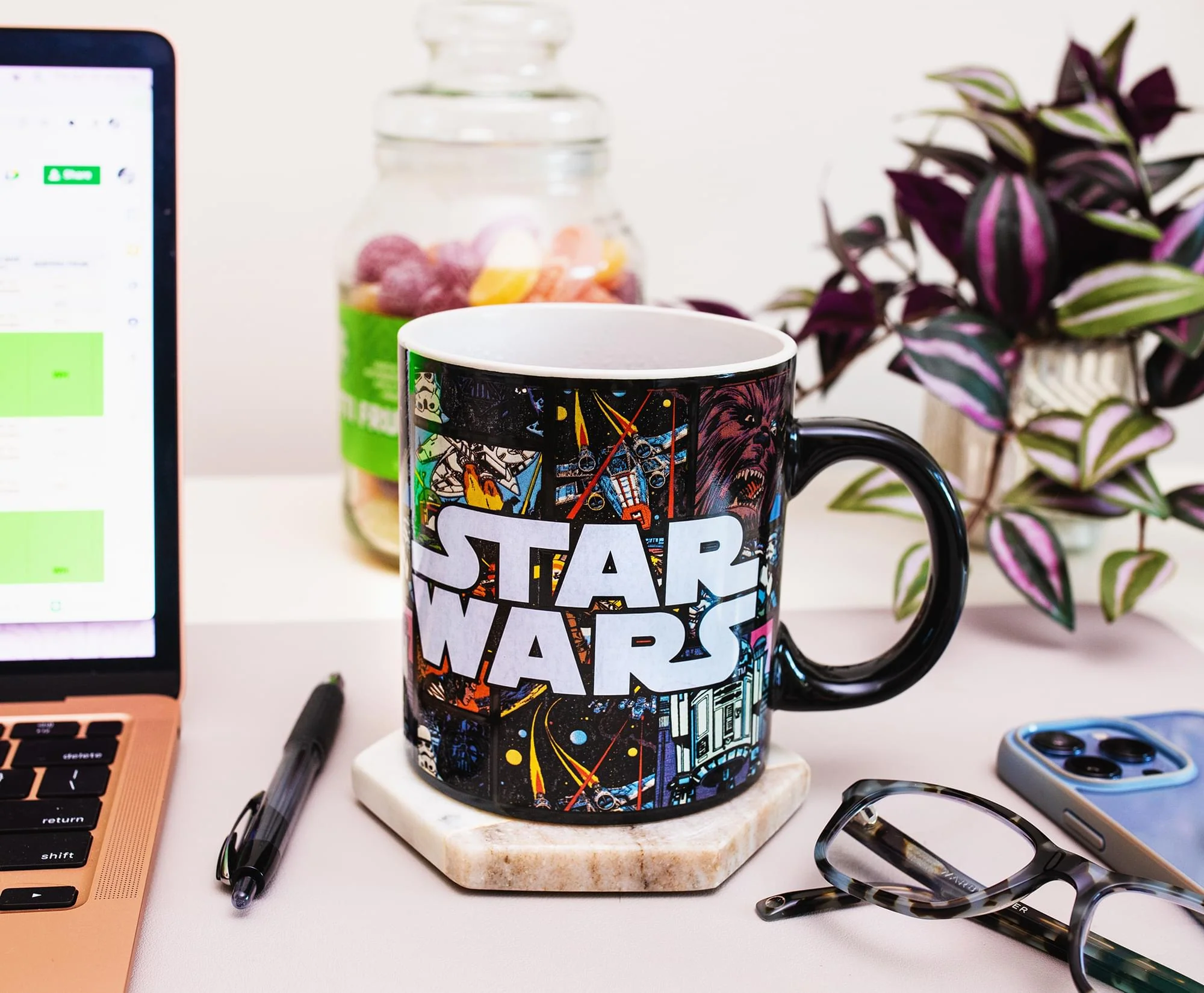 Star Wars Allover Comic Print Ceramic Mug | Holds 20 Ounces - Image 7
