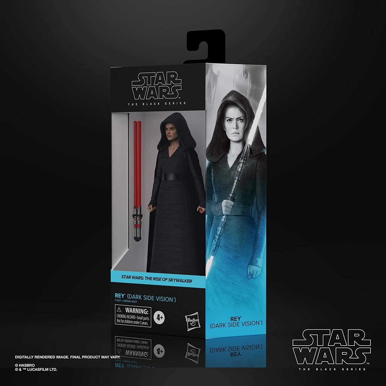 Star Wars Black Series 6 Inch Action Figure | Rey (Dark Side Vision) - Image 3