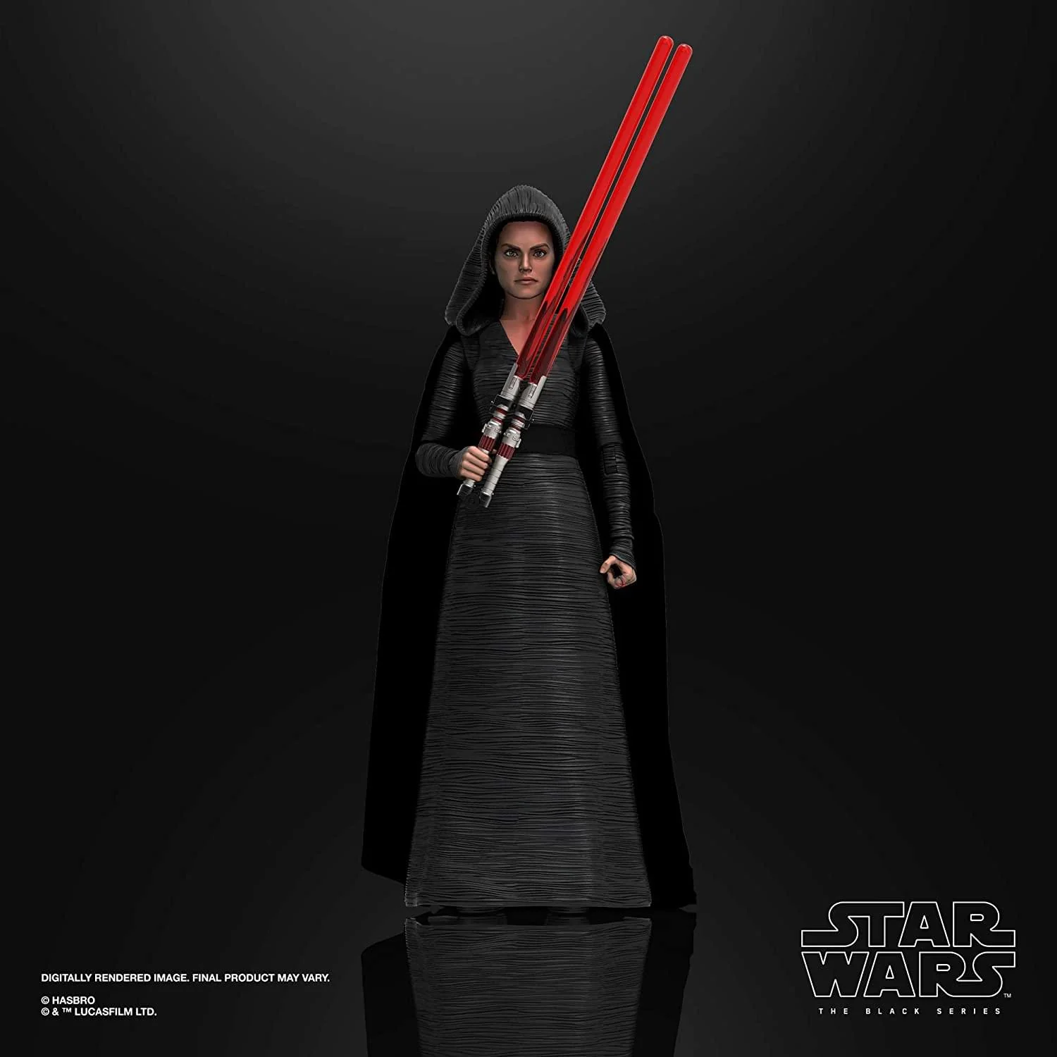 Star Wars Black Series 6 Inch Action Figure | Rey (Dark Side Vision) - Image 4