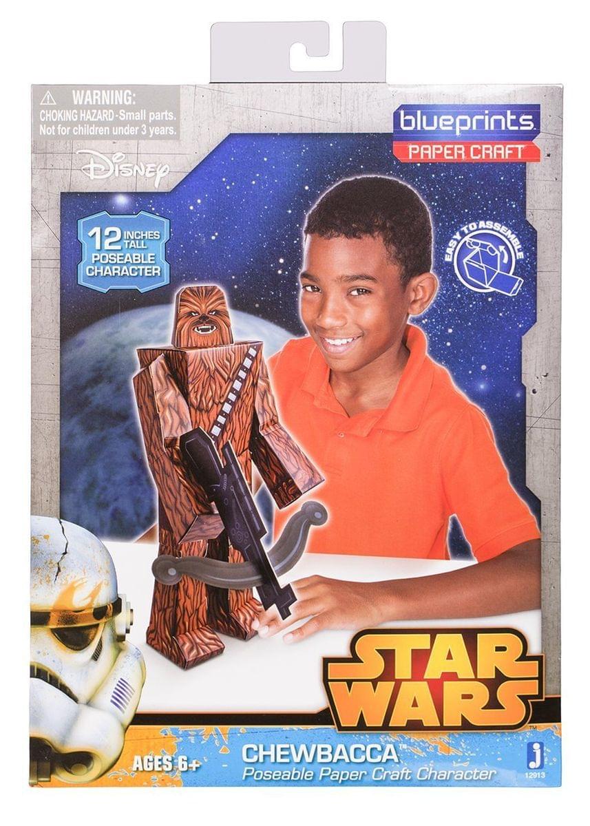 Star Wars Blueprint Paper Craft 12" Figure: Chewbacca - Image 2