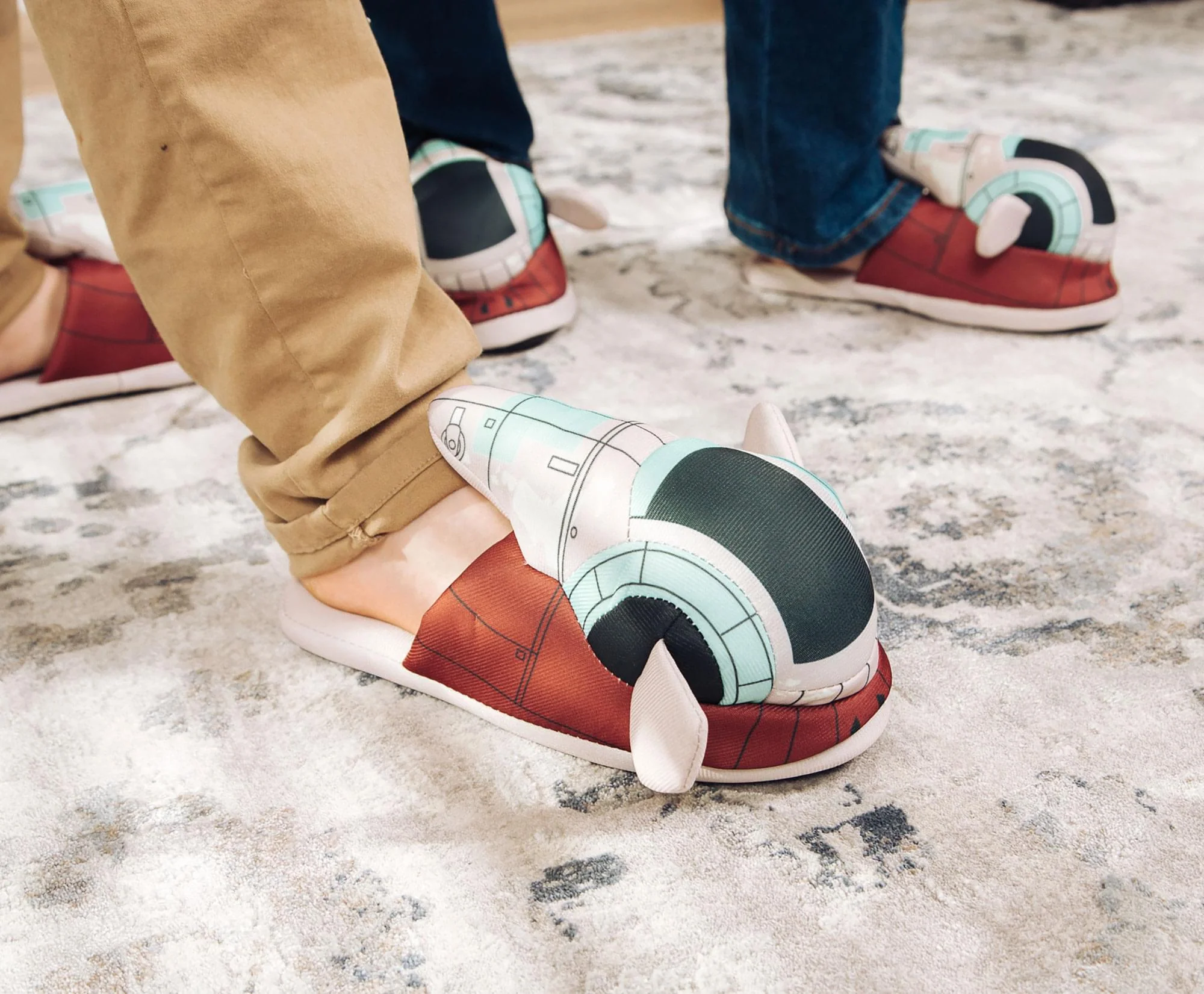 Star Wars Boba Fett Firespray Gunship Unisex Slippers for Adults - Image 11