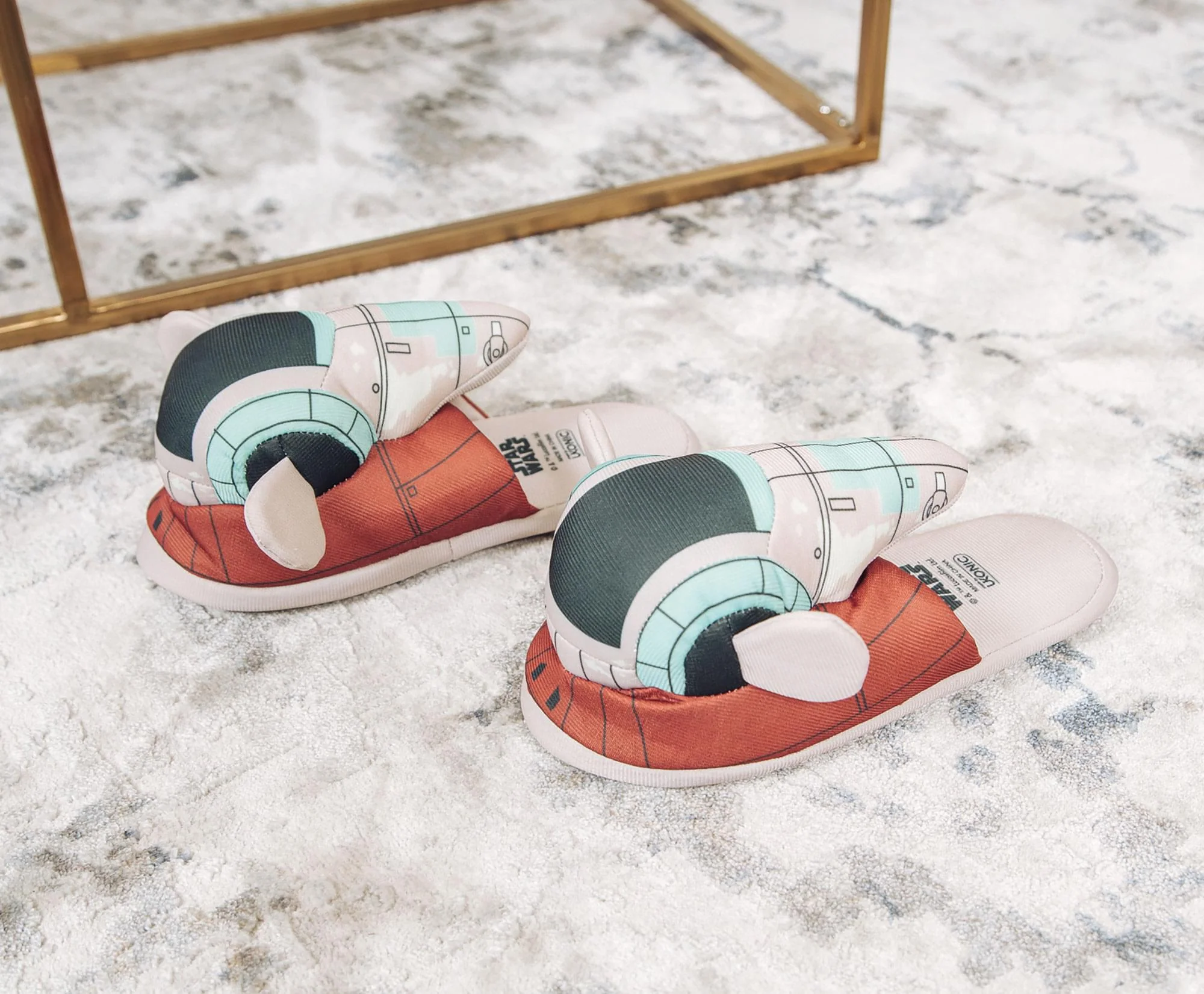 Star Wars Boba Fett Firespray Gunship Unisex Slippers for Adults - Image 4
