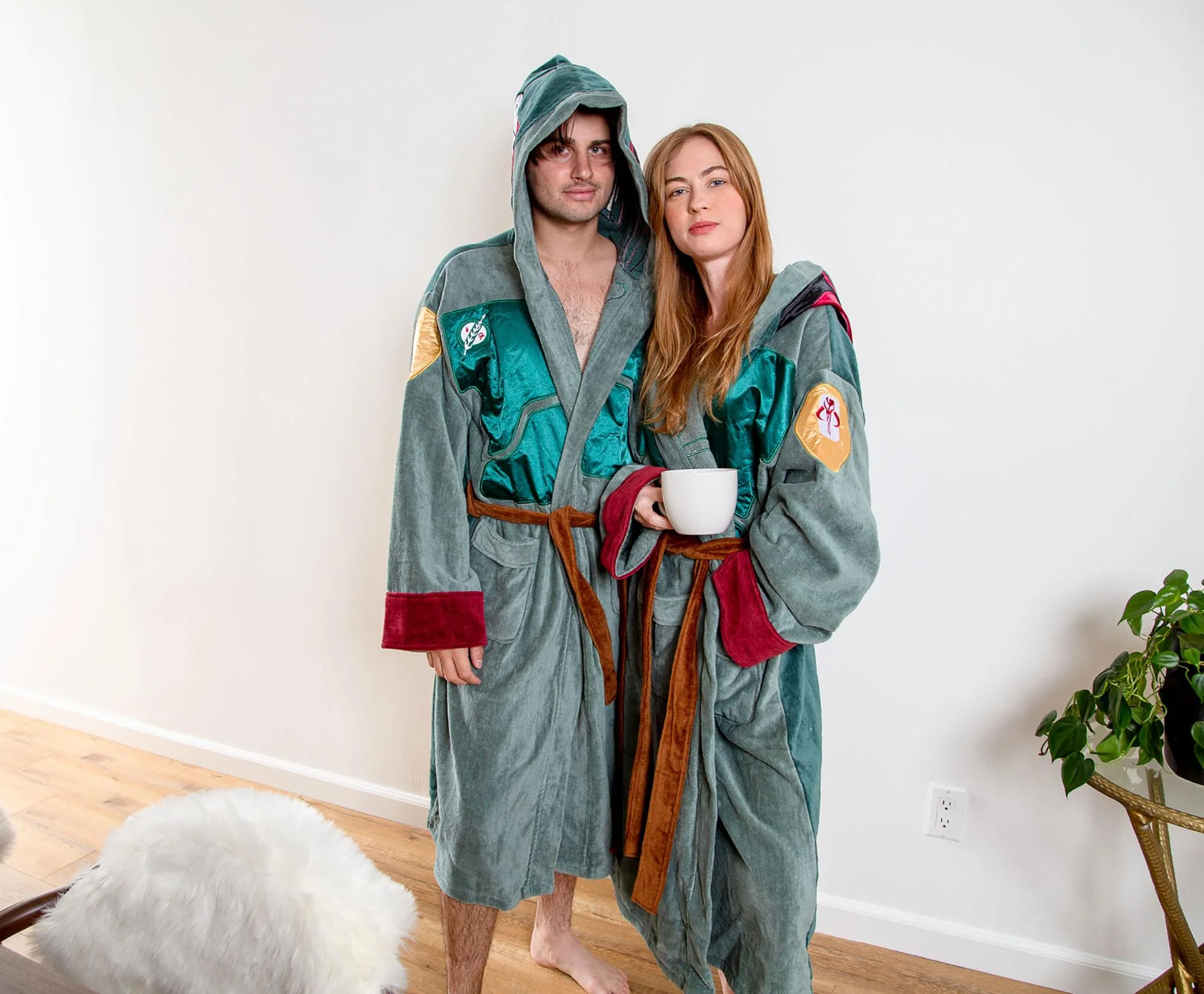 Star Wars Boba Fett Unisex Hooded Bathrobe for Adults - Image 6