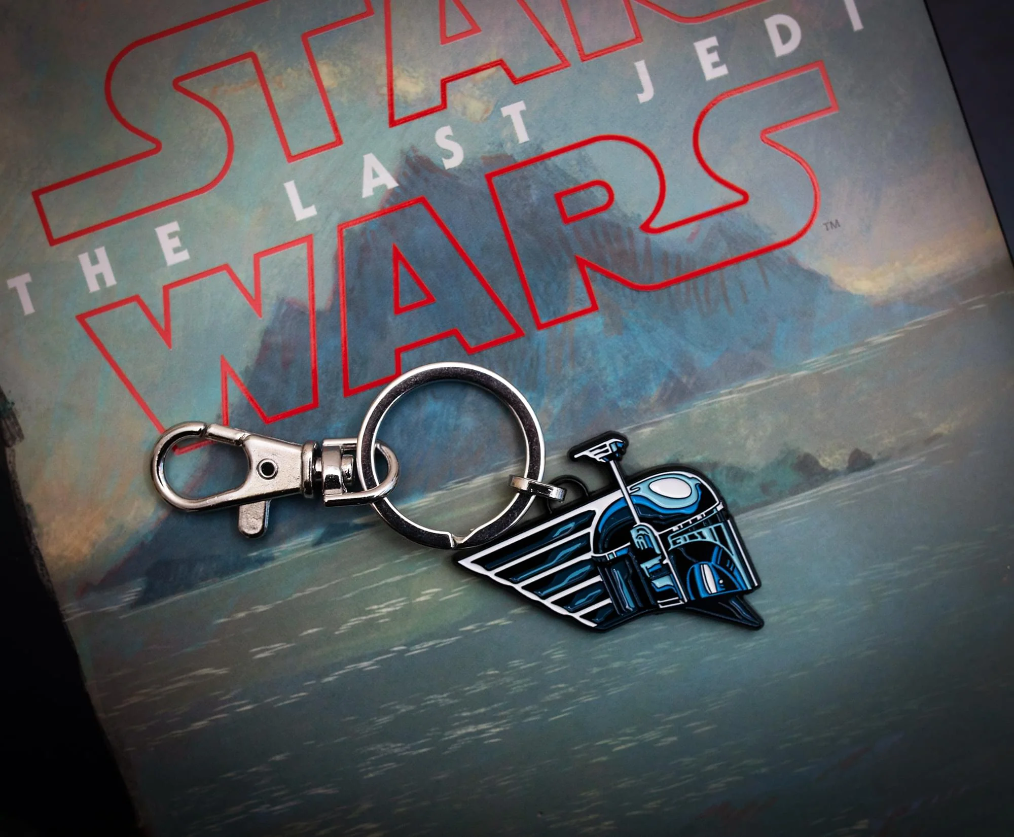 Star Wars: Book of Boba Fett Chrome Helmet Pendant Keychain | Toynk Exclusive - Image 6
