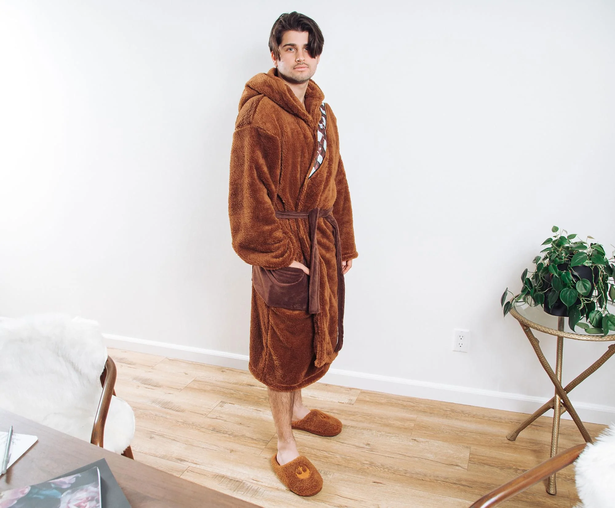 Star Wars Chewbacca Robe and Slipper Set for Adults - Image 8