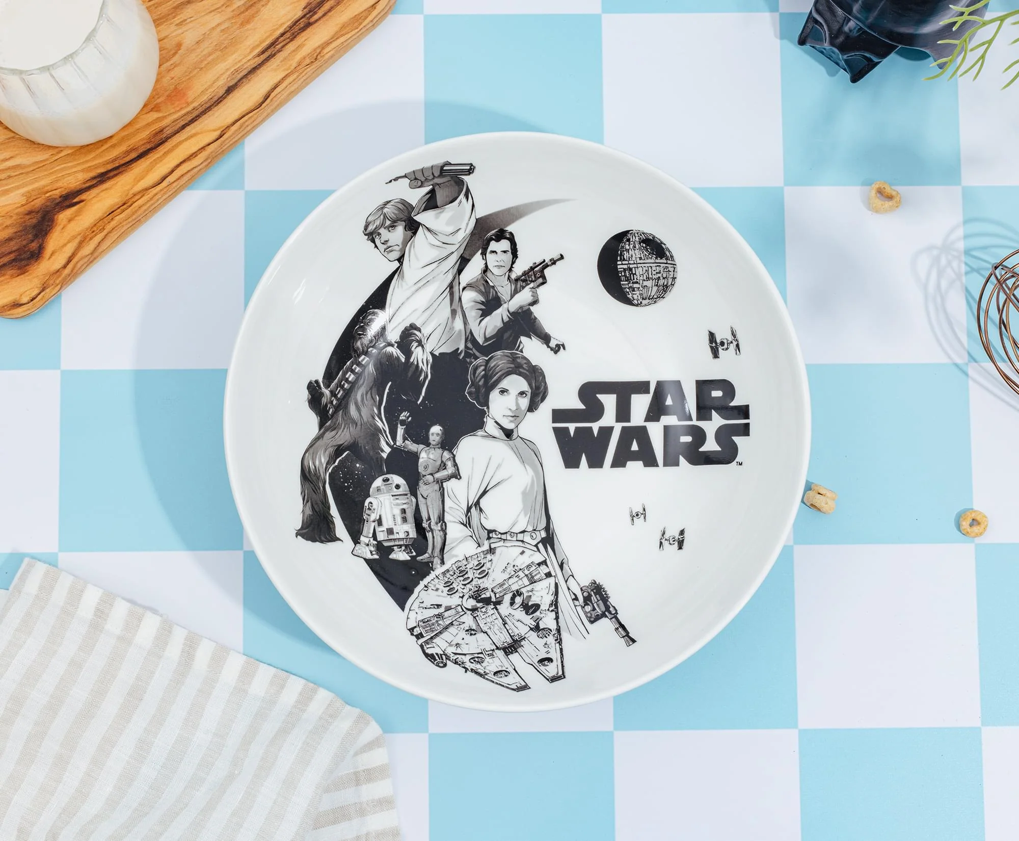 Star Wars Collage 9-Inch Ceramic Coupe Dinner Bowl - Image 3