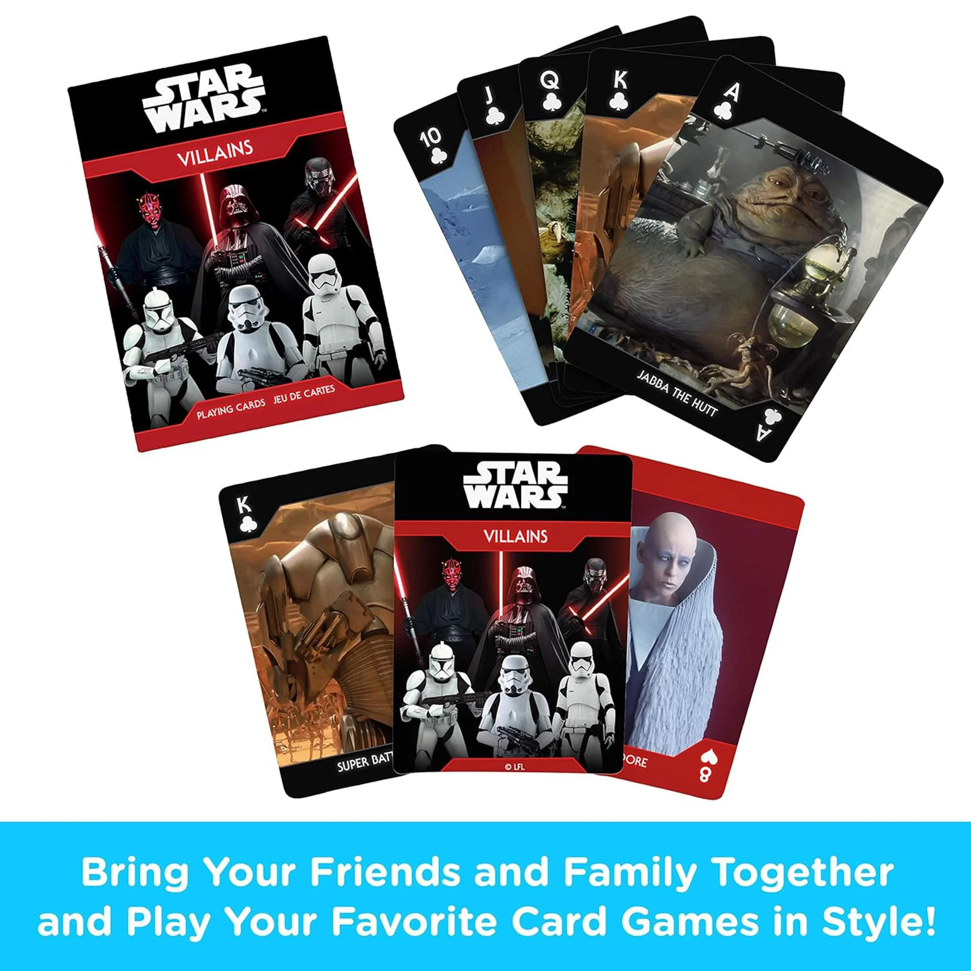 Star Wars Dark Side Villains Playing Cards - Image 3