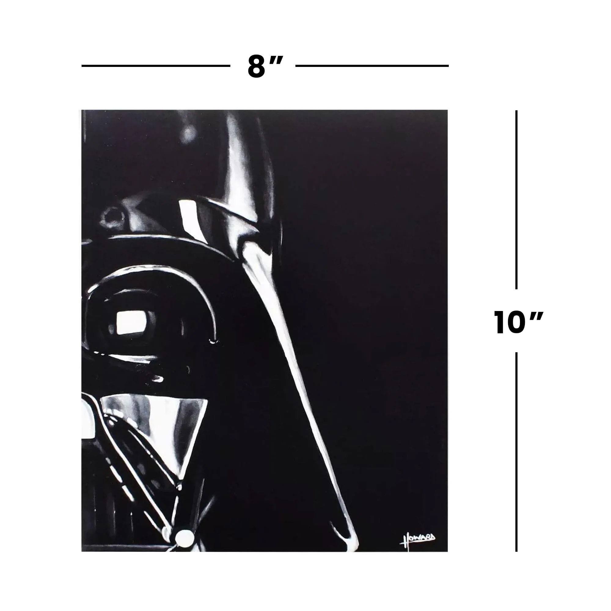 Star Wars Darth Vader 8x10 Art Print by Lee Howard (Nerd Block Exclusive) - Image 4