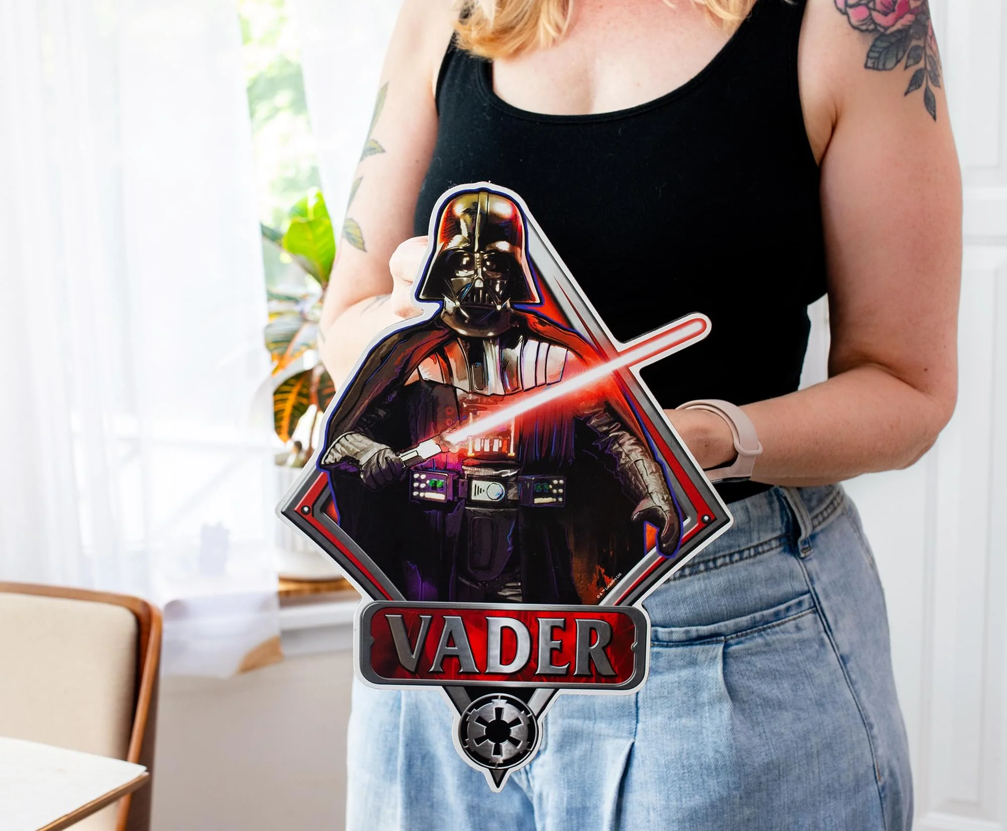 Star Wars Darth Vader Die-Cut Wooden Sign | 13 x 10 Inches - Image 4