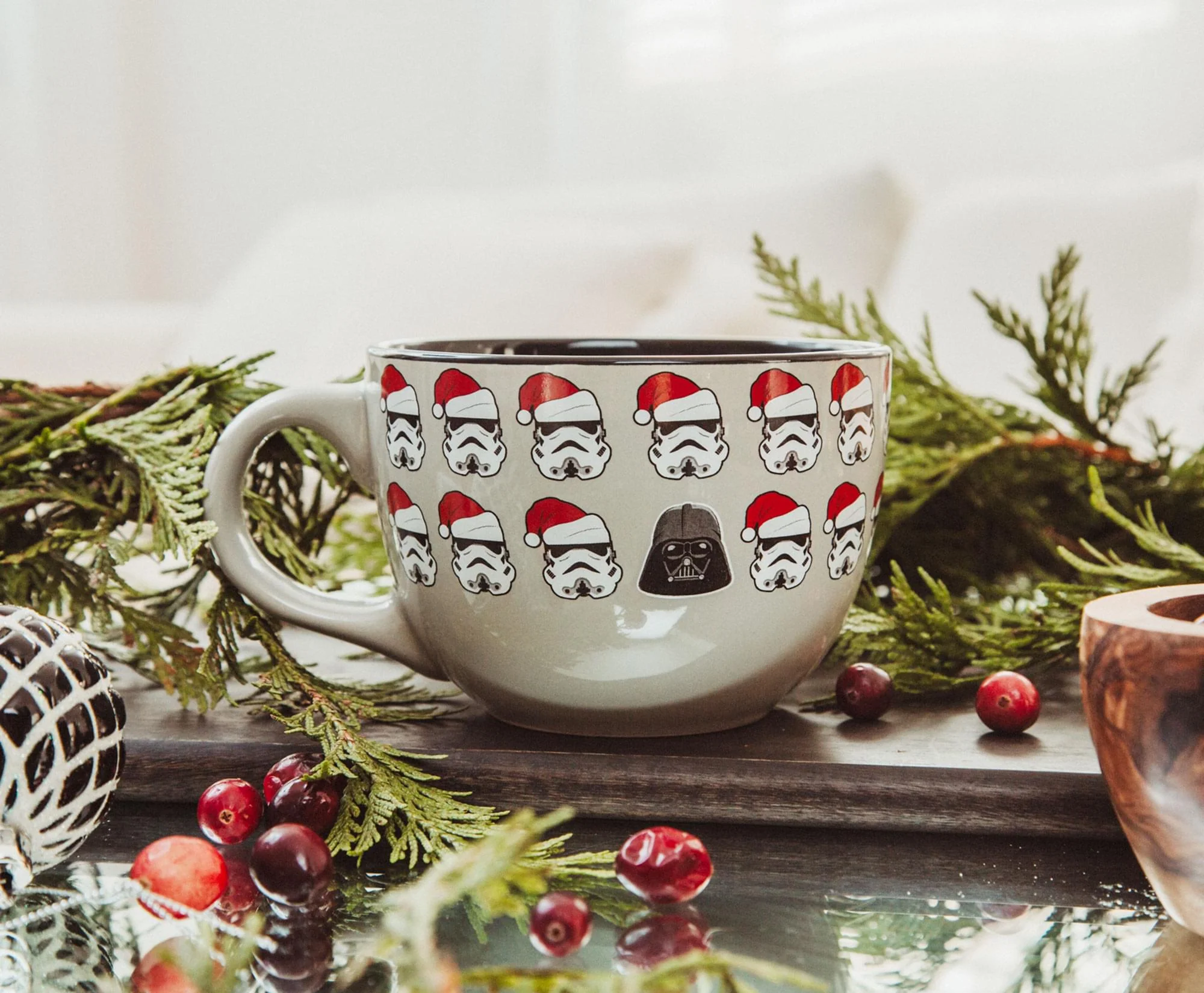 Star Wars Darth Vader Holiday Empire Ceramic Soup Mug | Holds 24 Ounces - Image 2