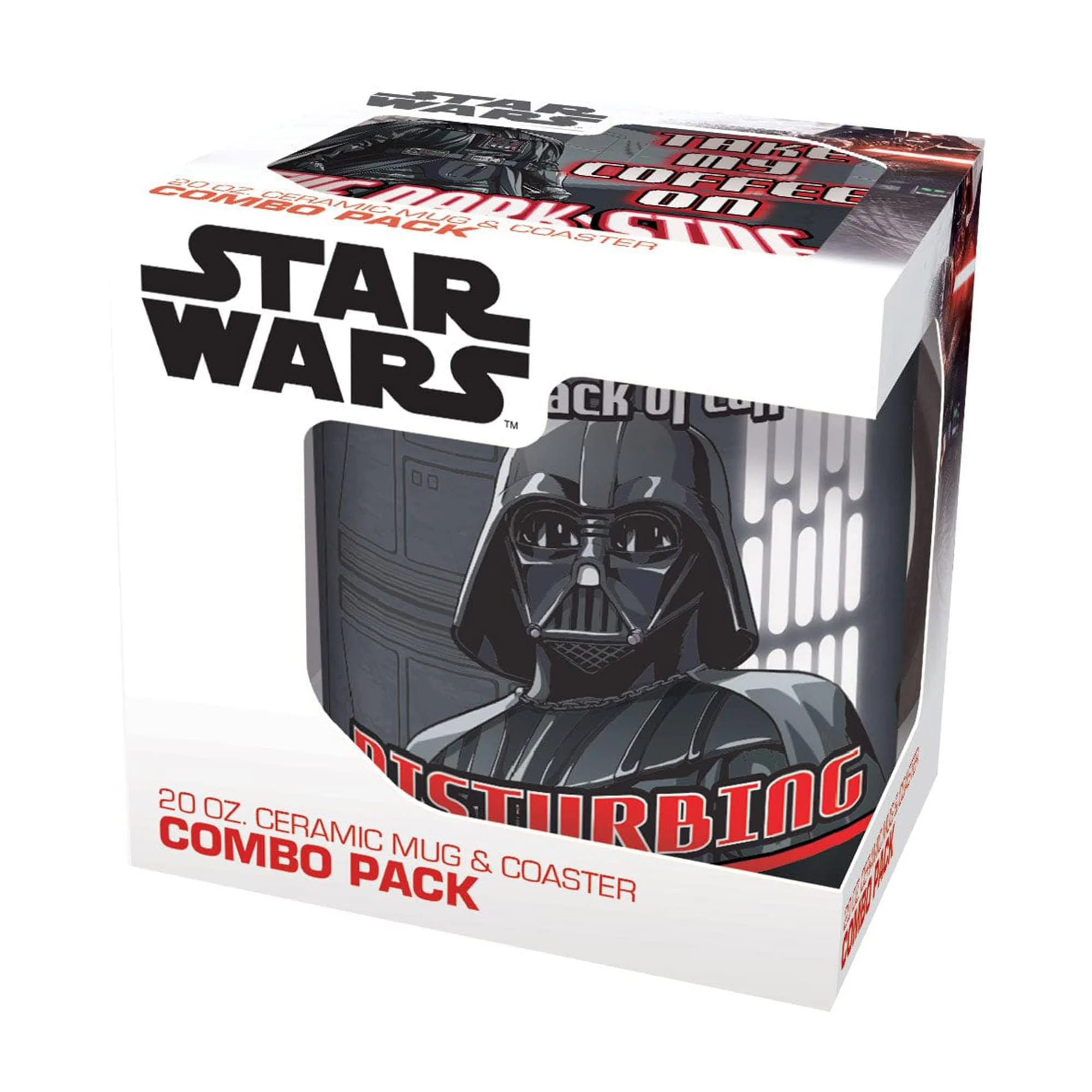 Star Wars Darth Vader Humor 20oz Ceramic Mug and Coaster Set - Image 2