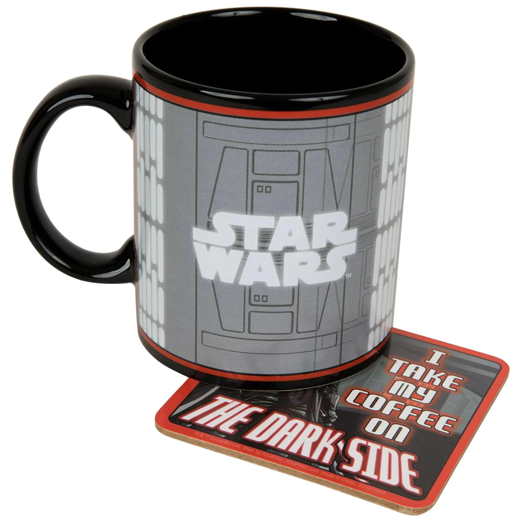 Star Wars Darth Vader Humor 20oz Ceramic Mug and Coaster Set - Image 5