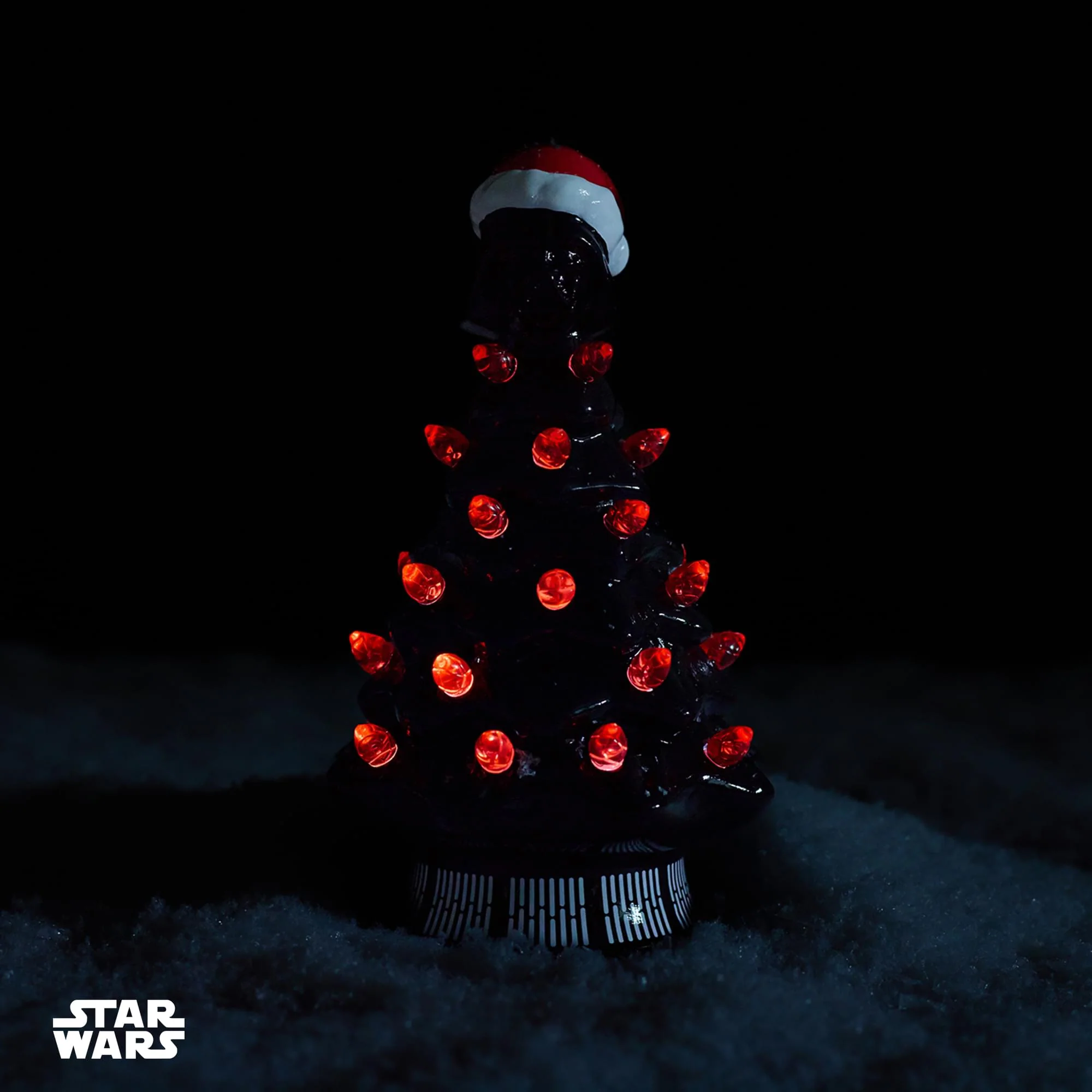 Star Wars Darth Vader Light-Up Ceramic Christmas Tree | 6 Inches Tall - Image 4