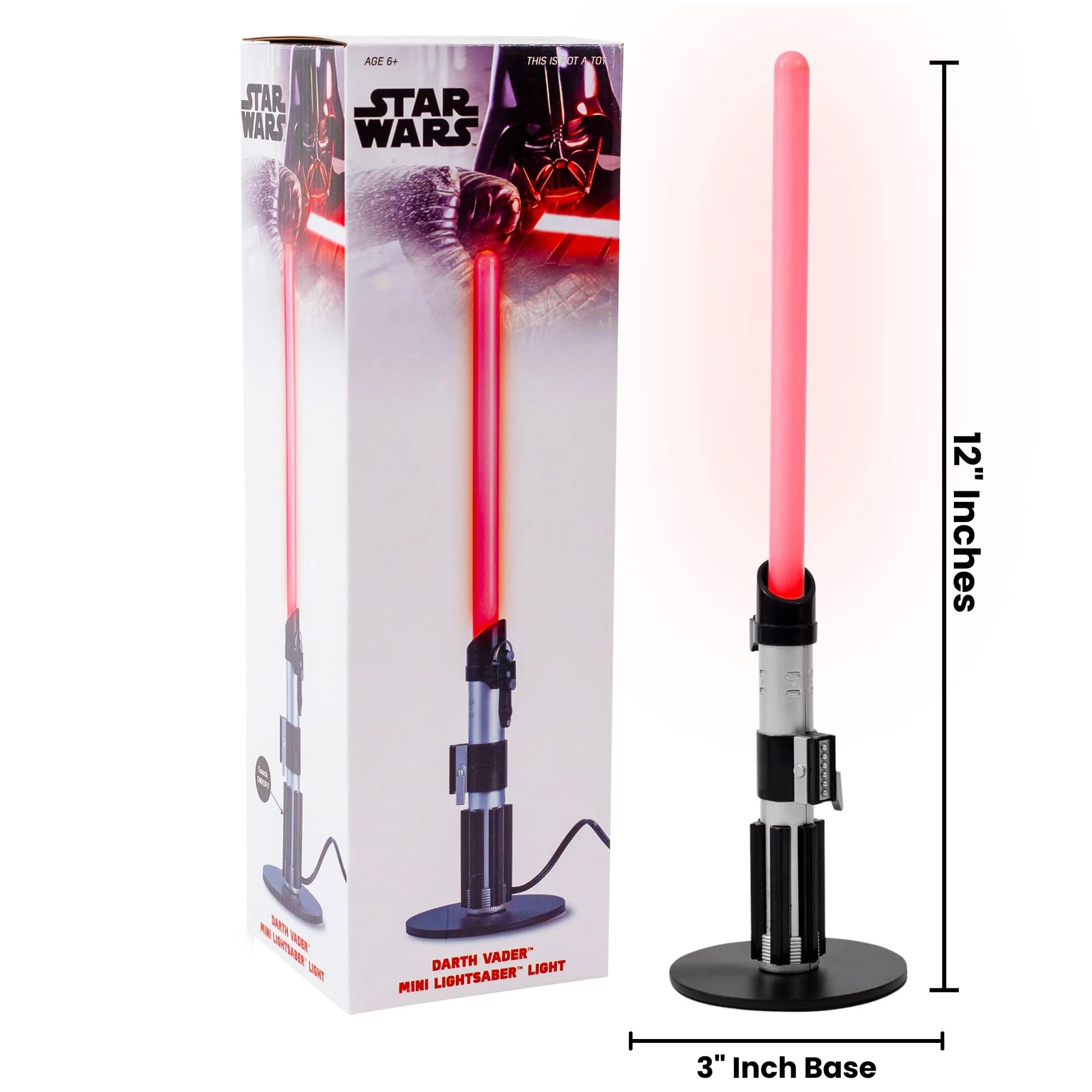 Star Wars Darth Vader Lightsaber 12-Inch Mini LED Mood Light - Image 2