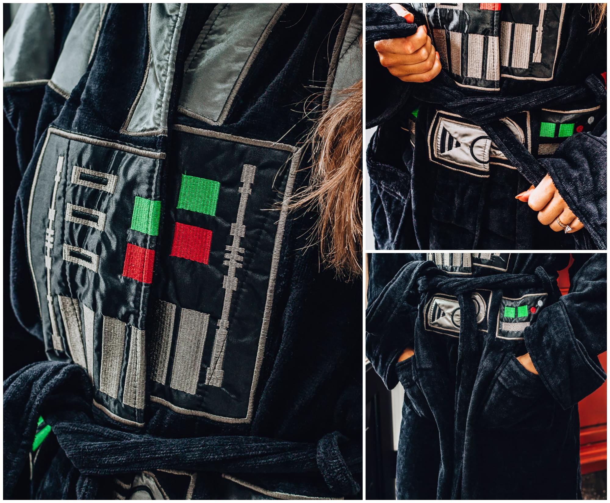 Star Wars Darth Vader Unisex Terrycloth Bathrobe for Adults | One Size Fits Most - Image 5