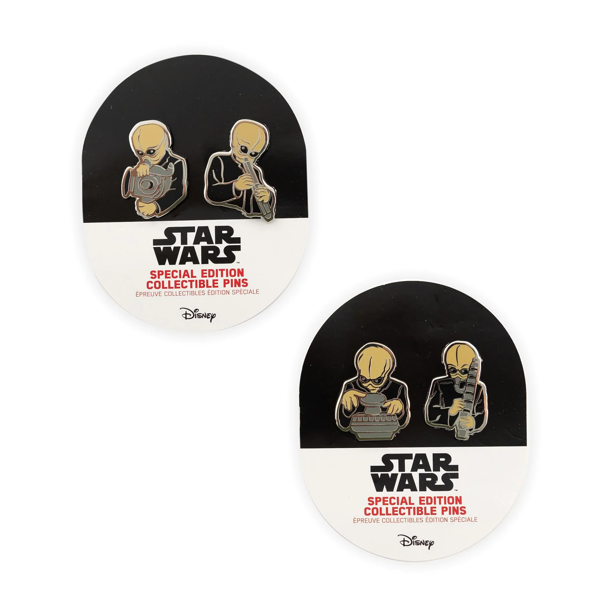 Star Wars Exclusive Mos Eisley's Cantina Villains Plush & Enamel Pin Set - Image 2