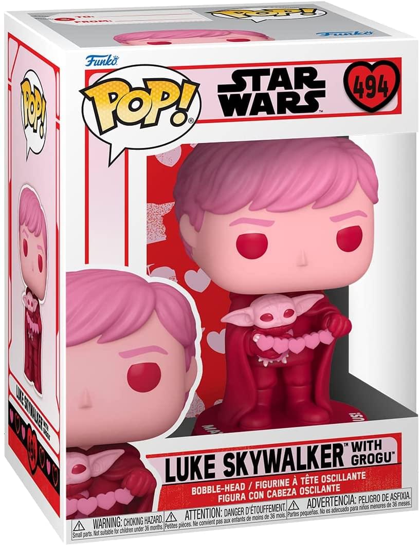 Star Wars Funko POP Vinyl Figure | Valentines Luke & Grogu - Image 2