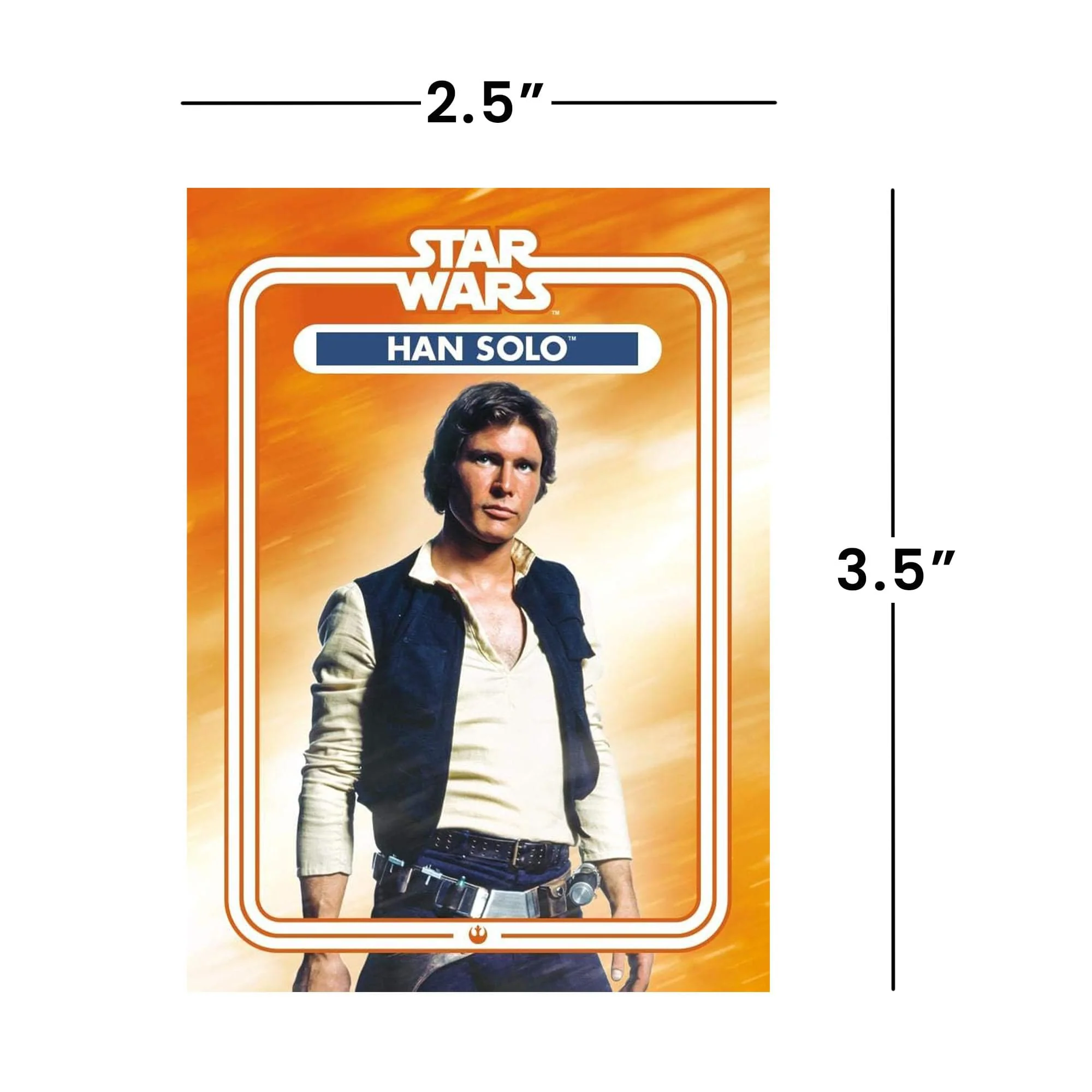 Star Wars Han Solo 2.5 x 3.5 Inch Flat Magnet - Image 4